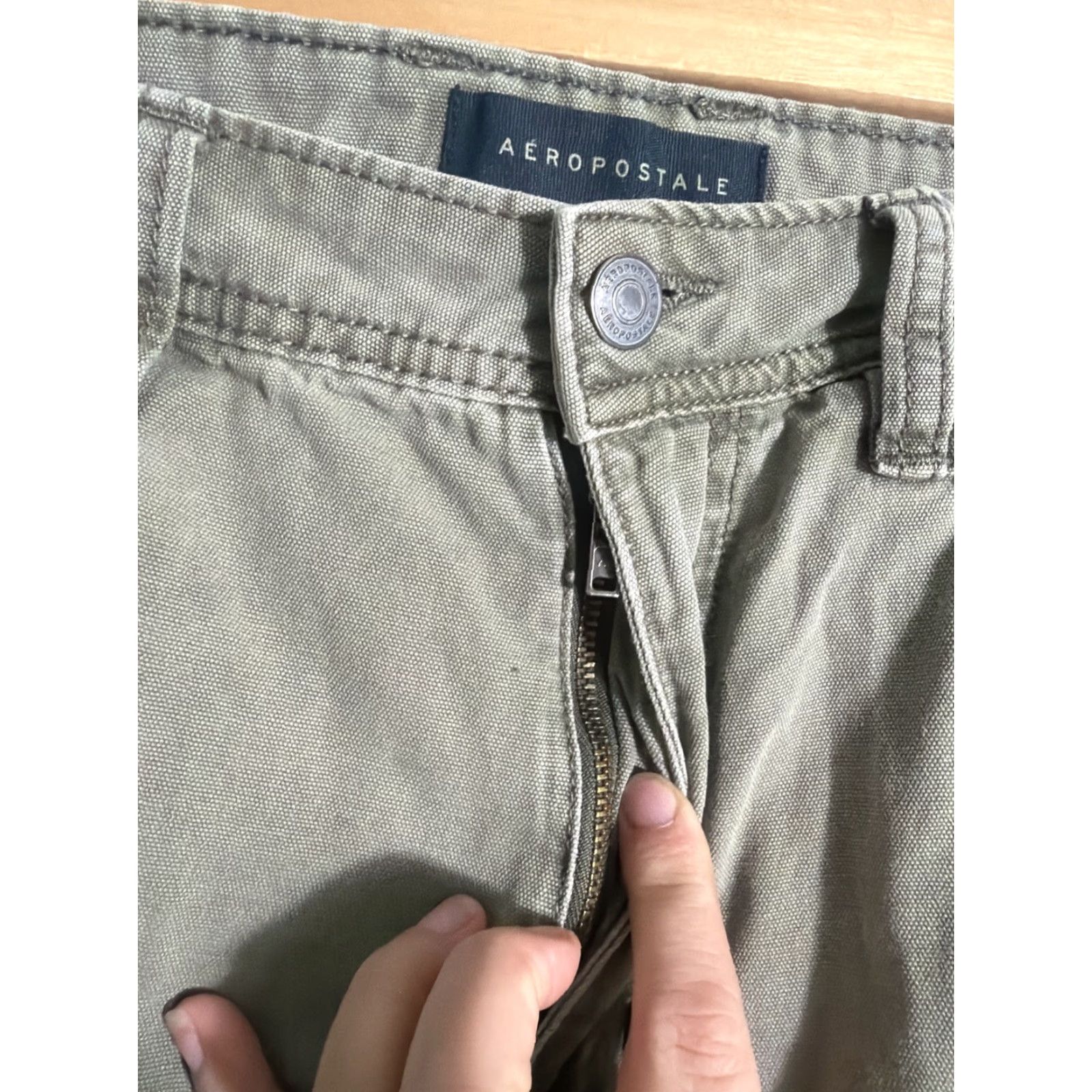 Vintage Aéropostale Carpenter Straight Pants Mens Size 34x30 Olive Green Utility Gray 34 30 Pants Mens Size US 34 / EU 50 - 6 Thumbnail