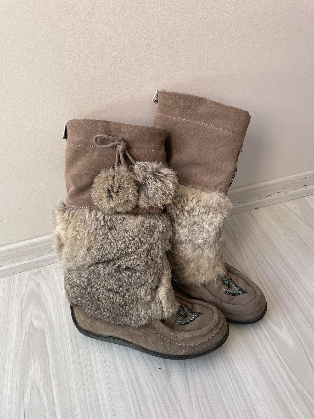 Vintage y2k faux fur boots Size US 6 / IT 36 - 7 Thumbnail