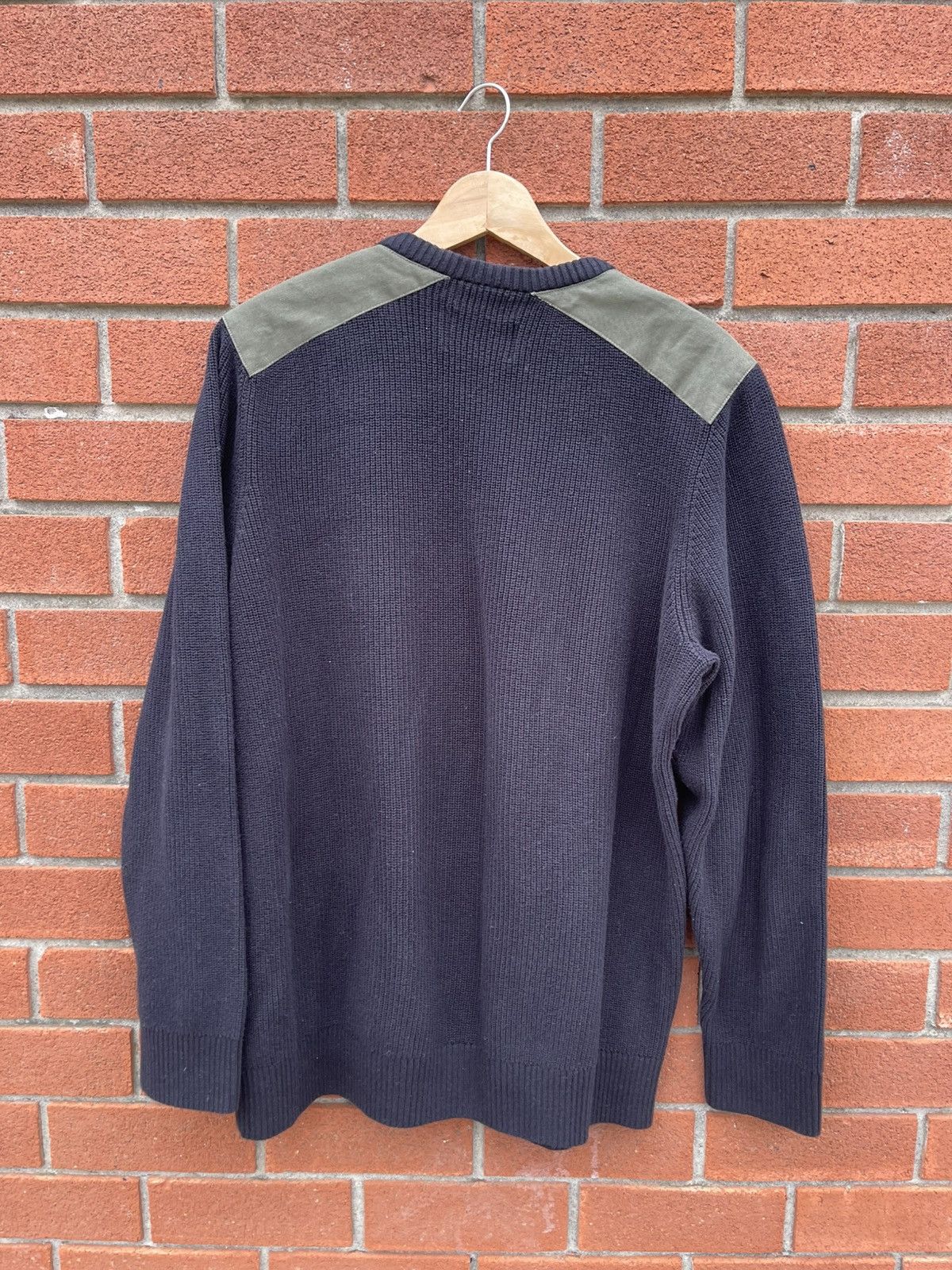 American Rag × Vintage Military Pullover Sweater Size US XL / EU 56 / 4 - 2 Thumbnail