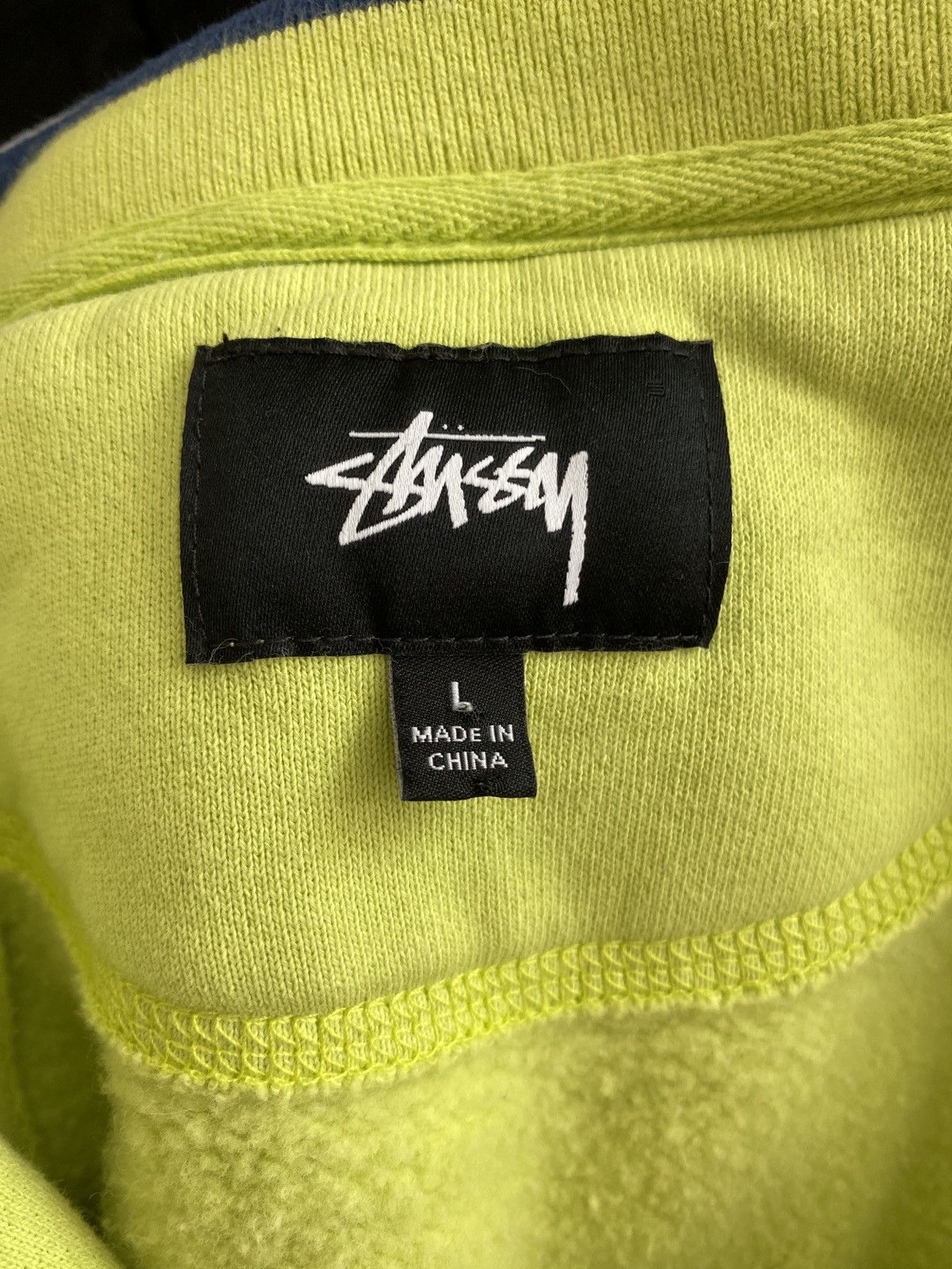 Stussy Stussy - Quarter zip sweater Size US L / EU 52-54 / 3 - 3 Thumbnail