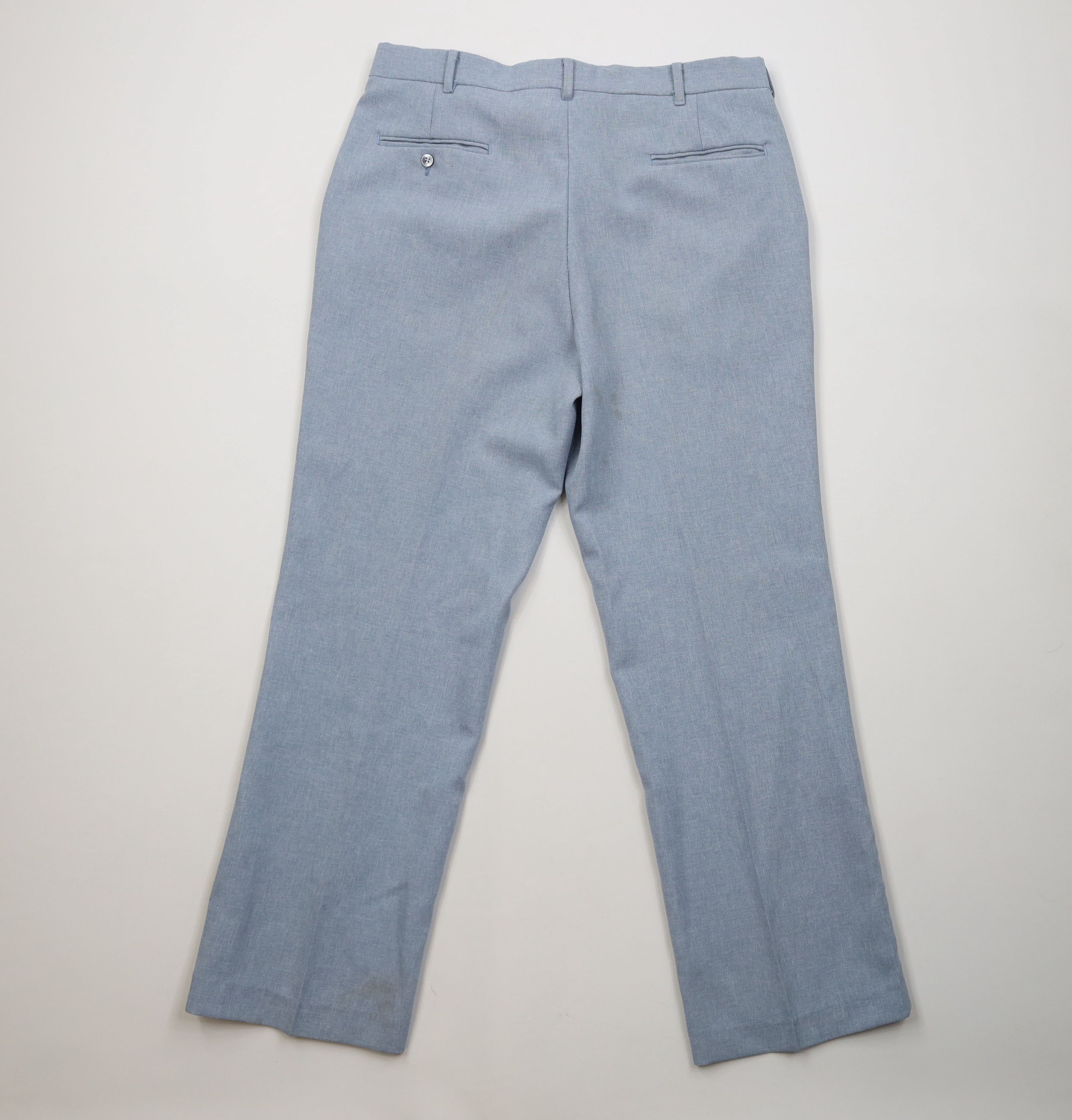 Vintage Vintage 70s Streetwear Knit Flared Wide Leg Chino Pants USA Size US 34 / EU 50 - 10 Thumbnail