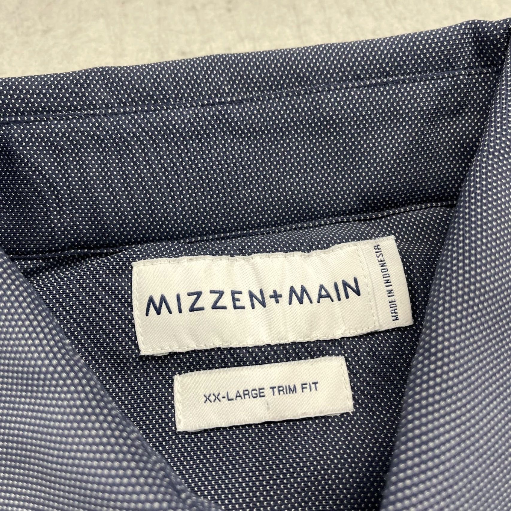 Mizzen+Main Mizzen+Main Shirt Mens 2XL Blue Casual Performance Stretch Button-Up Long Sleeve Check Size US XXL / EU 58 / 5 - 3 Thumbnail