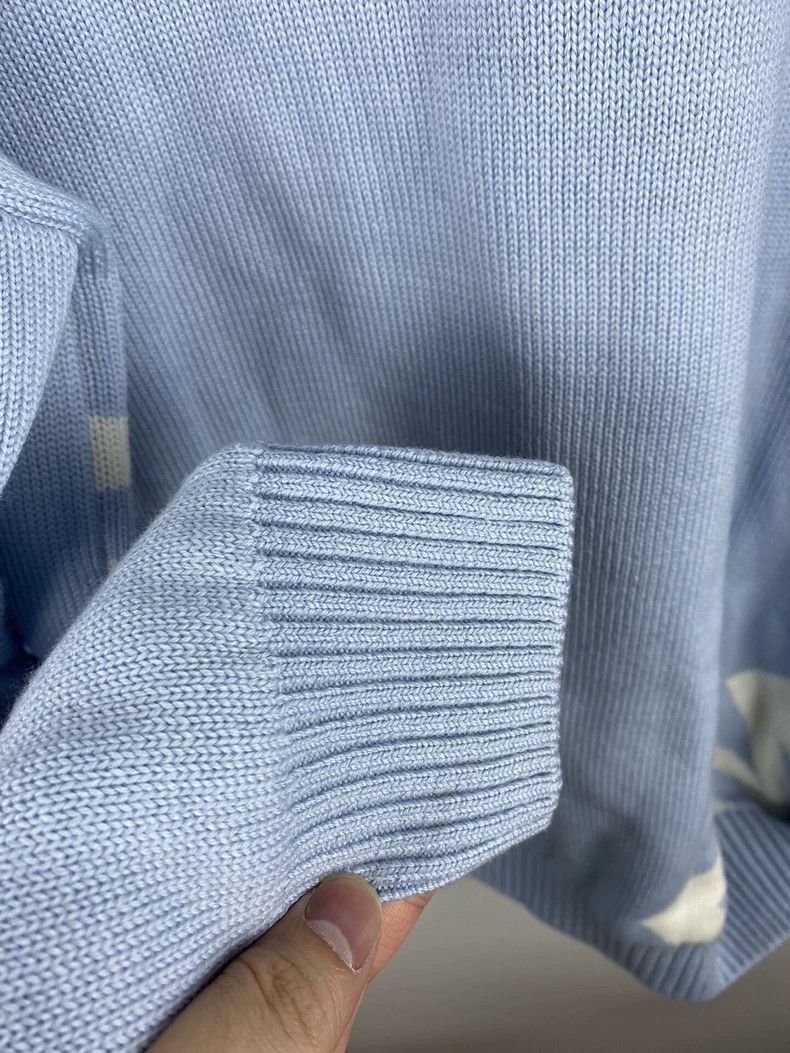 Vetements Vetements New Large Logo Misty Blue Knit Sweater Size US S / EU 44-46 / 1 - 7 Thumbnail