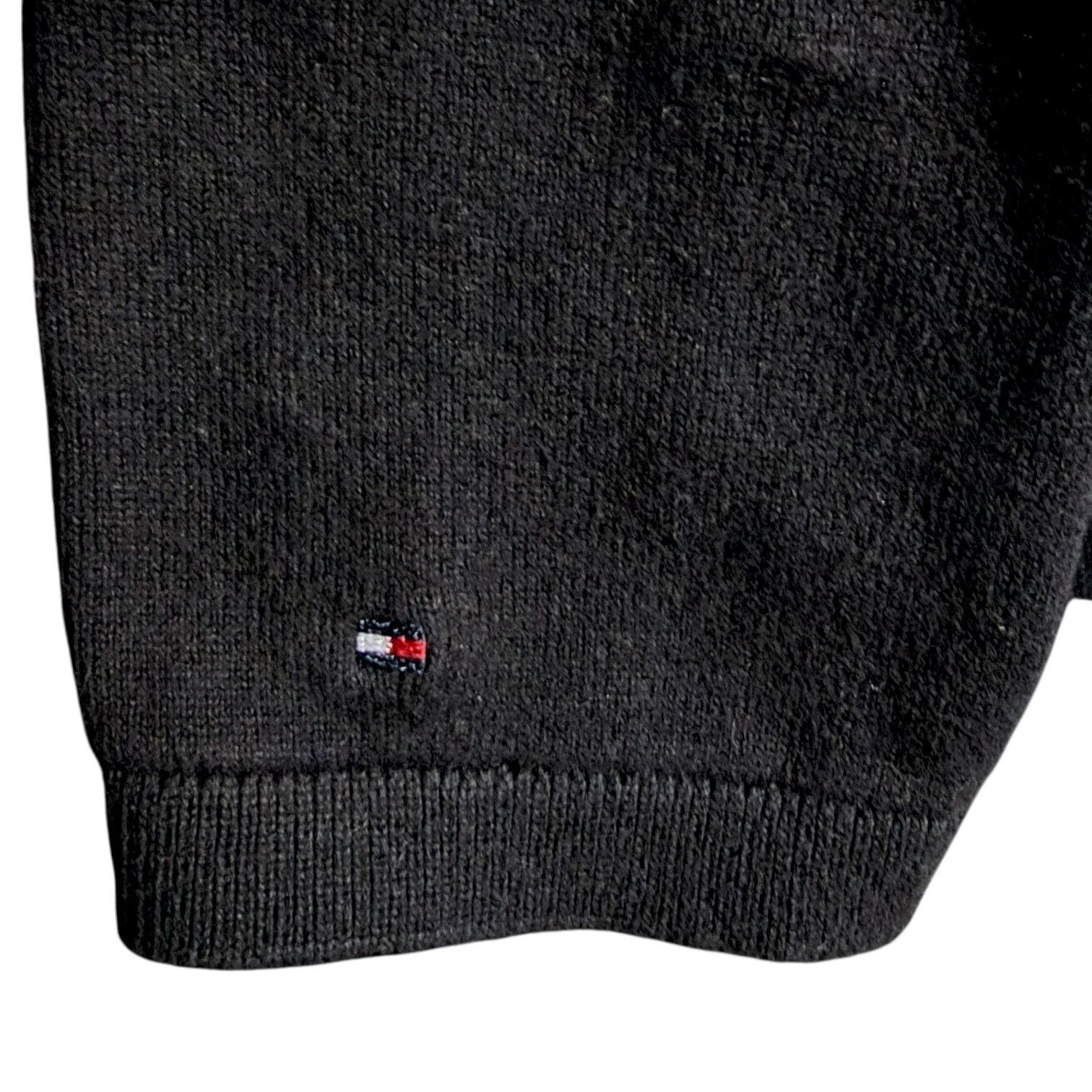 Tommy Hilfiger Tommy Hilfiger Women's Black Studded Crest Sweater Women M Size M / US 6-8 / IT 42-44 - 5 Thumbnail