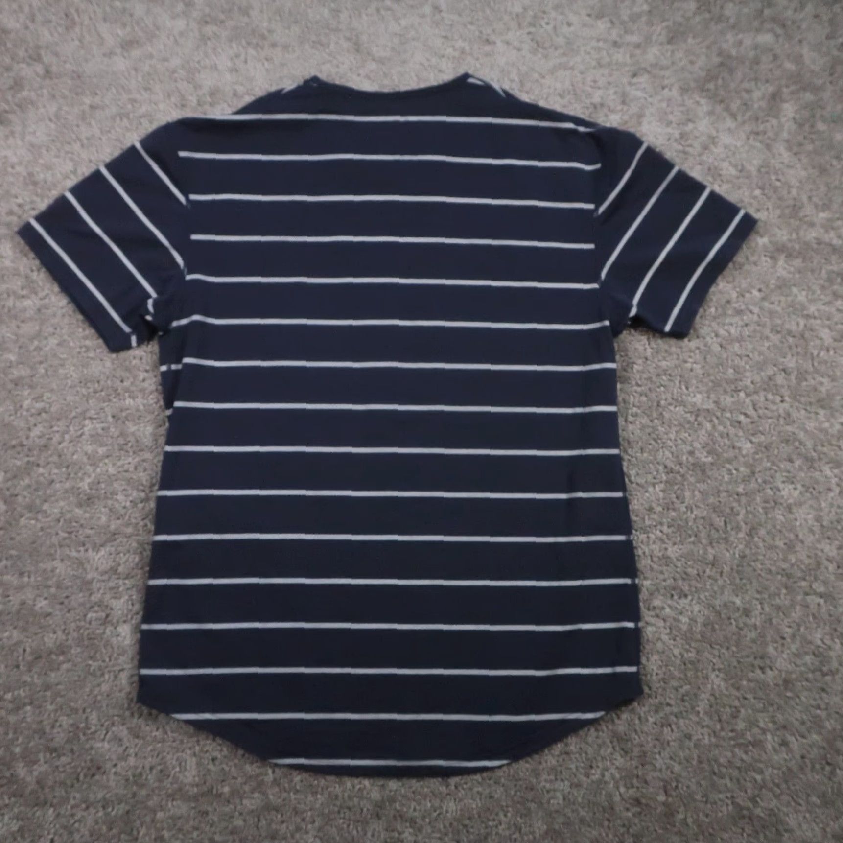 Vintage BYLT Shirt Mens L Crew Neck Short Sleeve Striped Black Gray Stretch Lightweight Cotton Polyester Spandex Athletic Logo T-Shirt Size US L / EU 52-54 / 3 - 2 Thumbnail