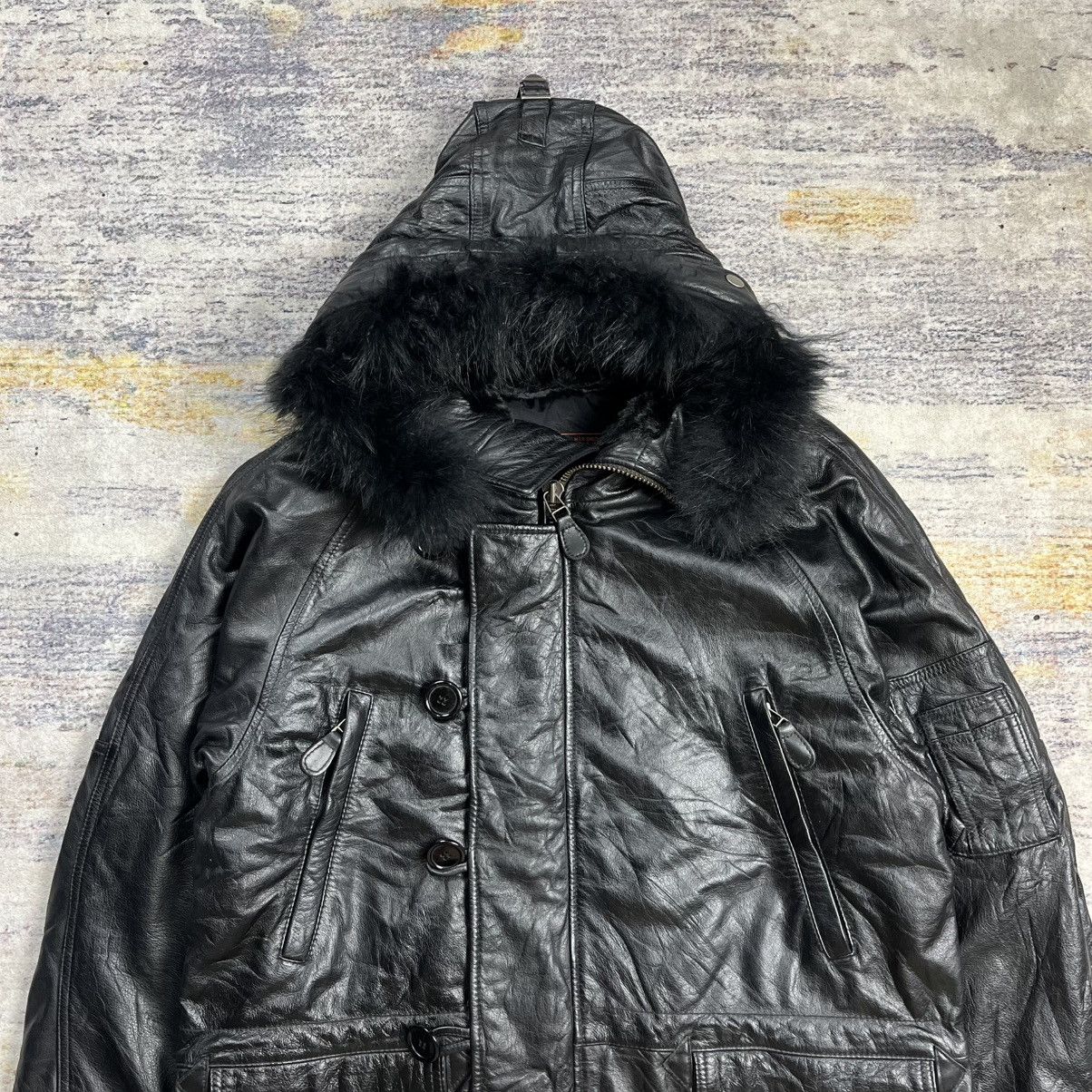 Japanese Brand × Kadoya Kadoya N-3B thinsulate rider leather jacket Size US L / EU 52-54 / 3 - 5 Thumbnail
