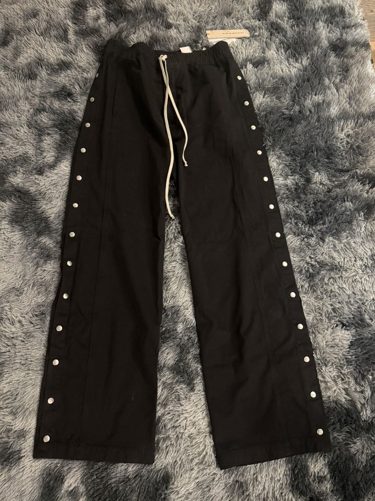 Rick Owens Drkshdw NEW Rick Owens DRKSHDW Pusher Pants 09 Black NWT DU01D1393TW Size US 34 / EU 50 - 1 Thumbnail