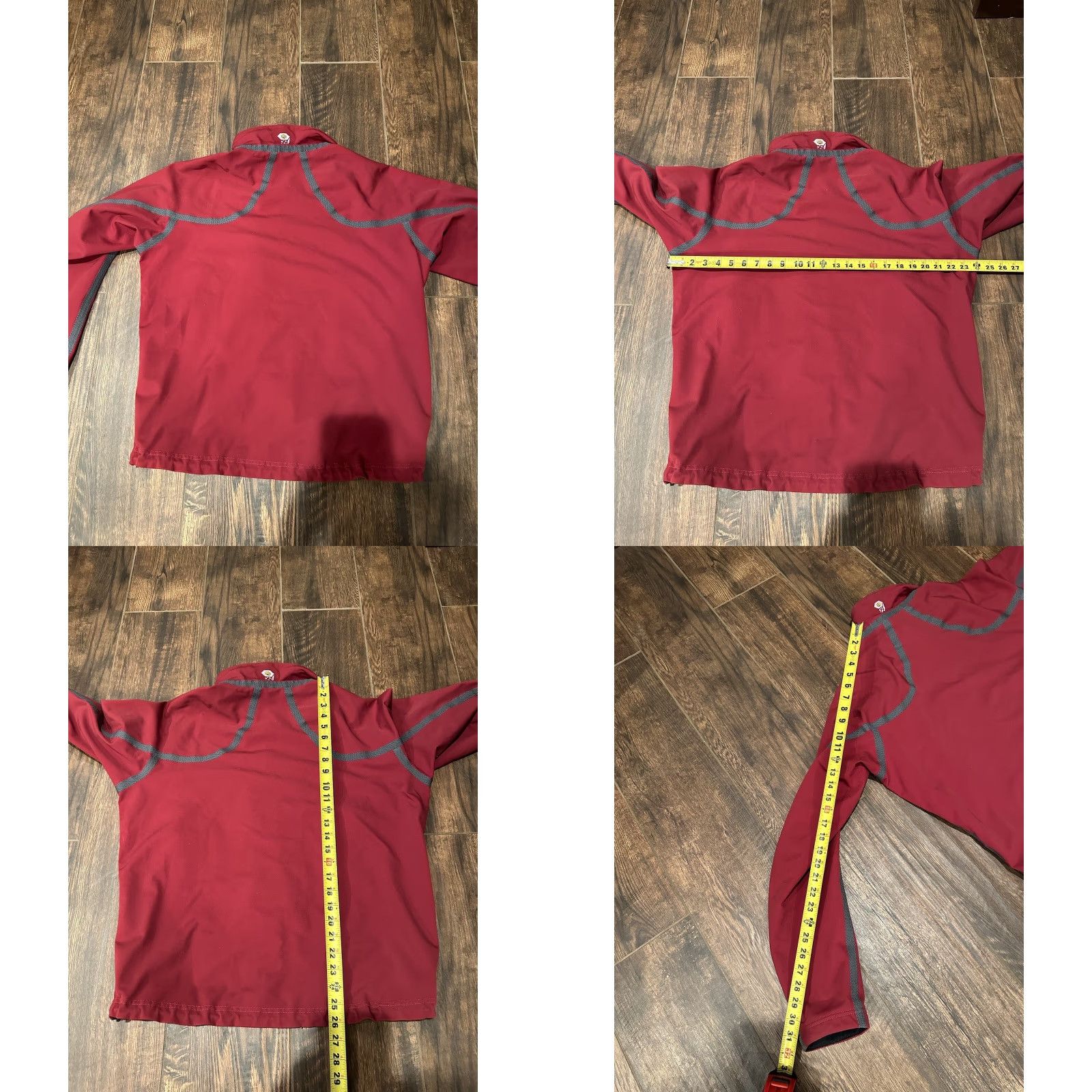 Mountain Hardwear Mountain Hardwear Mens Red Conduit Softshell Long Sleeve Full Zip Jacket Size L Size US L / EU 52-54 / 3 - 9 Thumbnail