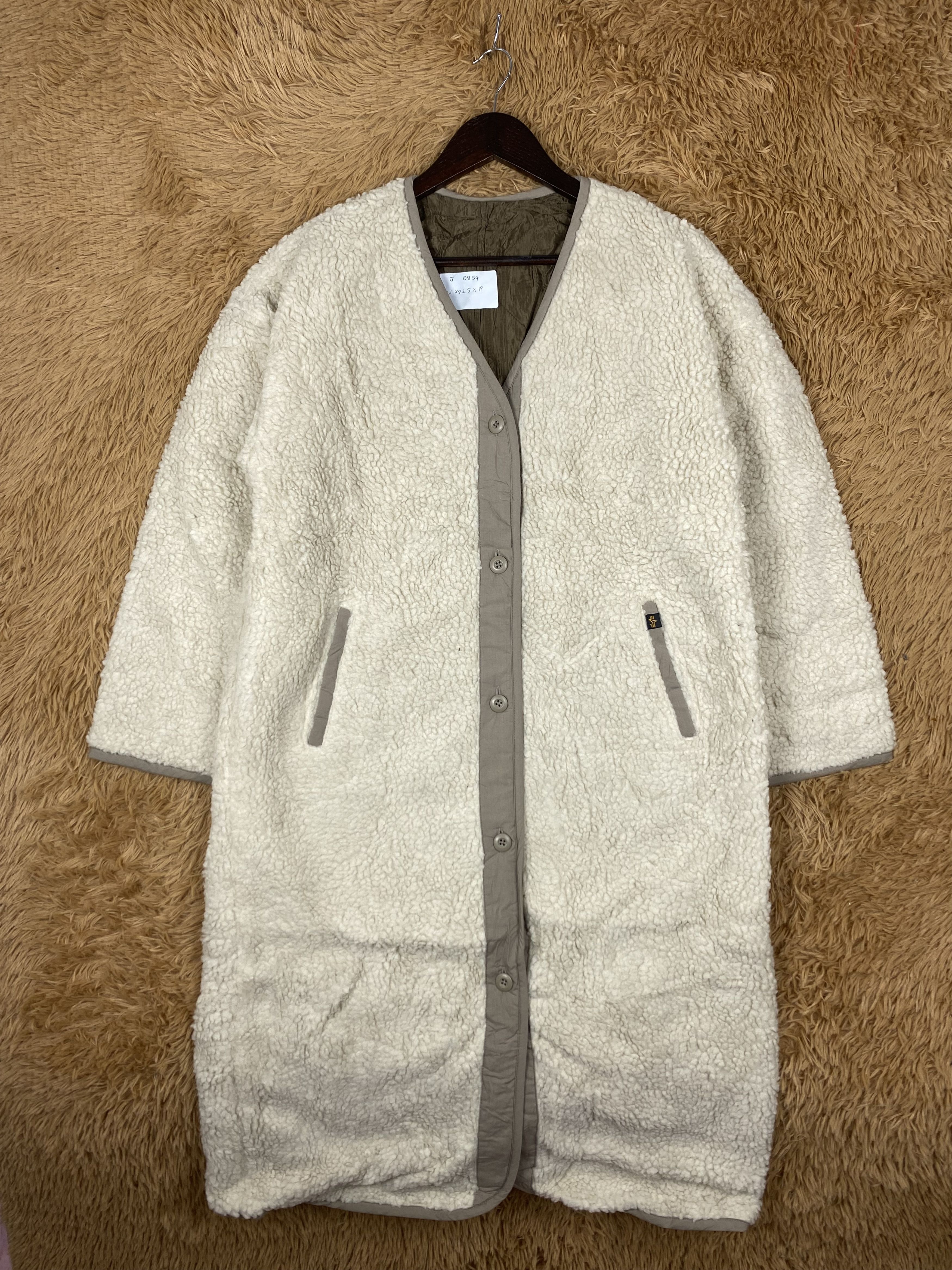 Alpha Industries Vintage Alpha Industries Fleece Jacket DJ0854 Size US M / EU 48-50 / 2 - 1 Thumbnail