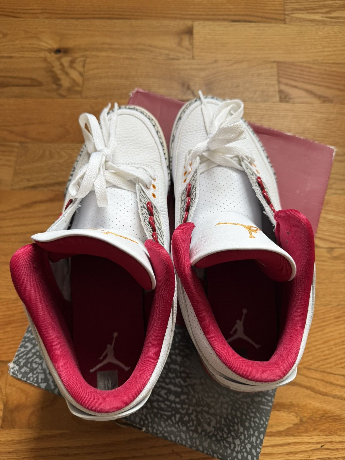 Nike Air Jordan 3 retro cardinal red Size US 11.5 / EU 44-45 - 4 Thumbnail