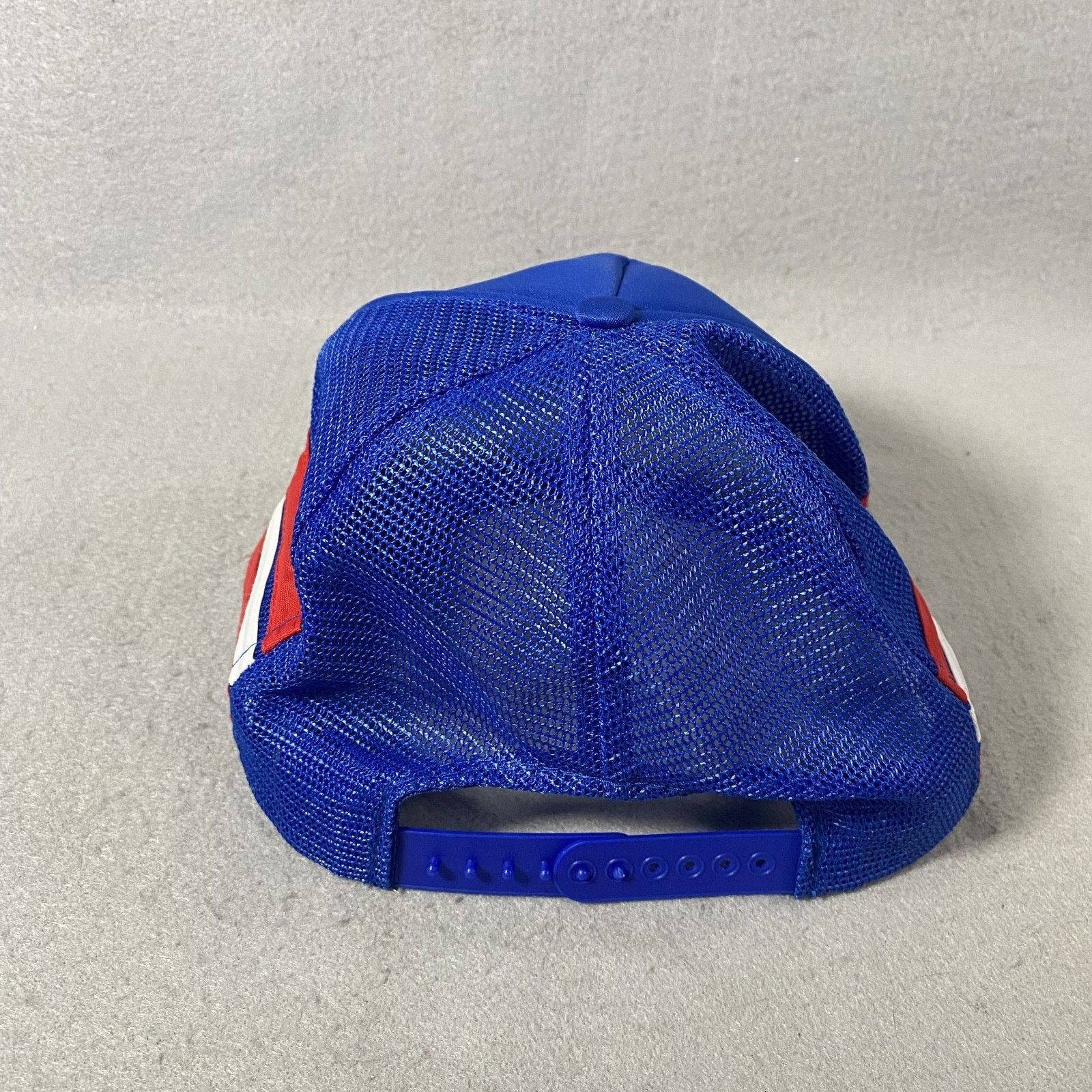 Pepsi Vintage Pepsi Cola 3 Stripe Trucker Mesh Snapback Hat Cap Size ONE SIZE - 4 Thumbnail