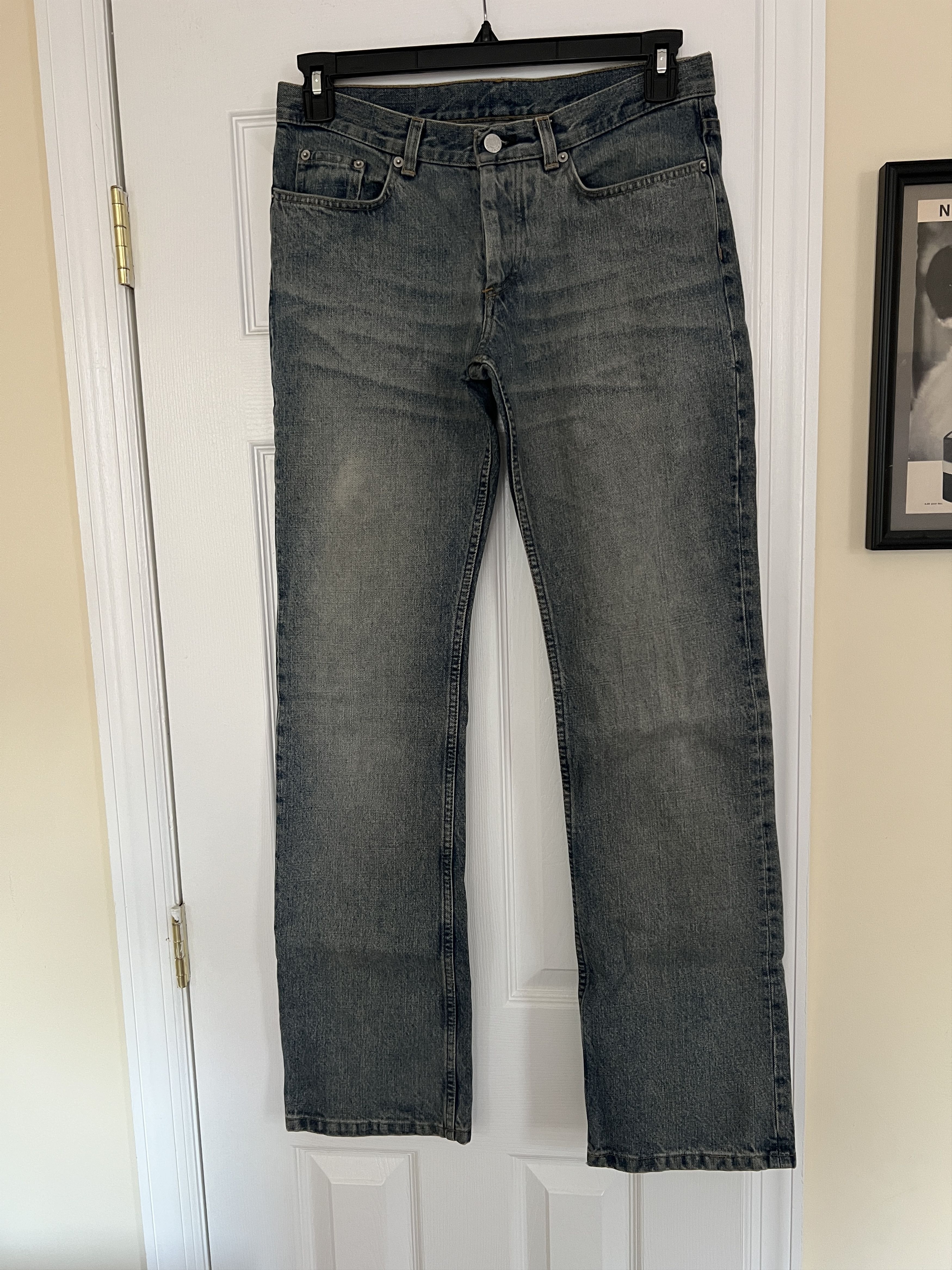 パンツ HELMUT LANG vintage sanded denim archive 2000s Helmut lang vintage sanded denim