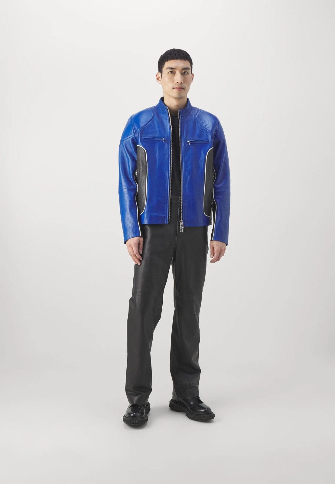 J.Lindeberg !DS! SS24 J.Lindeberg Morris Leather Biker Jacket Size US M / EU 48-50 / 2 - 5 Thumbnail