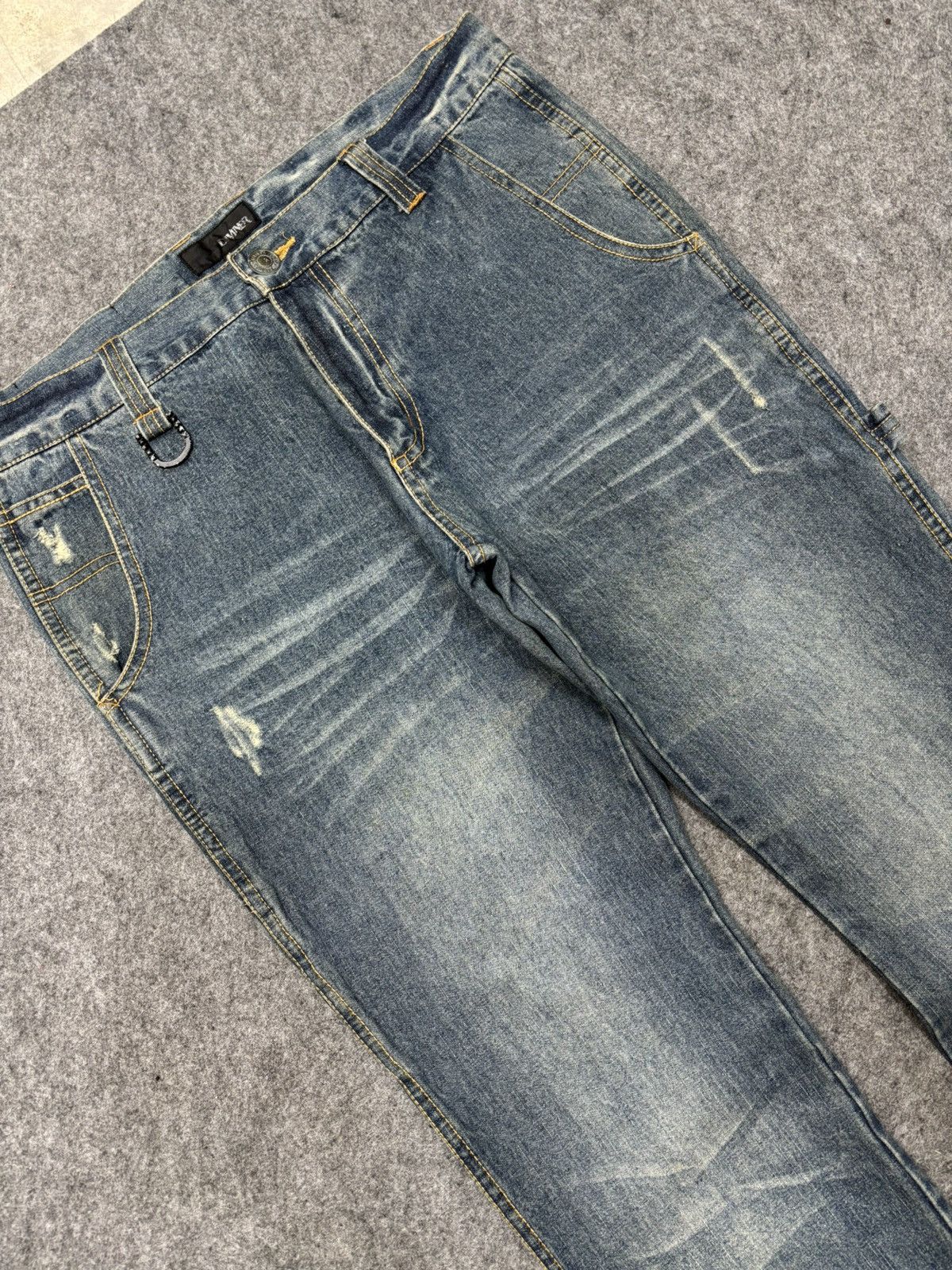 Japanese Brand DIVINER Japan Distressed Carpenter Denim F689 Size US 34 / EU 50 - 5 Thumbnail
