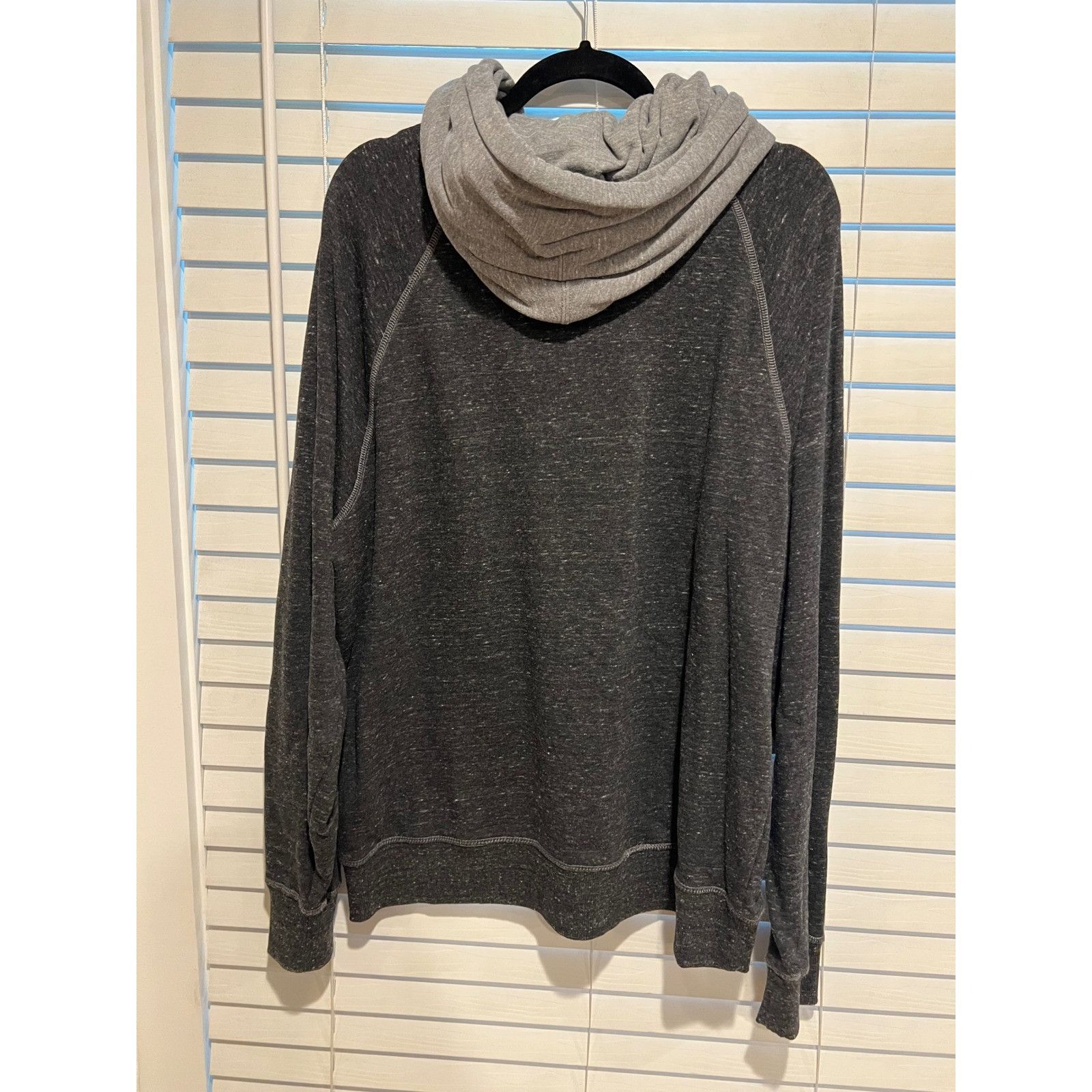 Homage Homage Mens XL Gray Raglan Pullover Hoodie Long Sleeve Sweat Size US XL / EU 56 / 4 - 4 Thumbnail