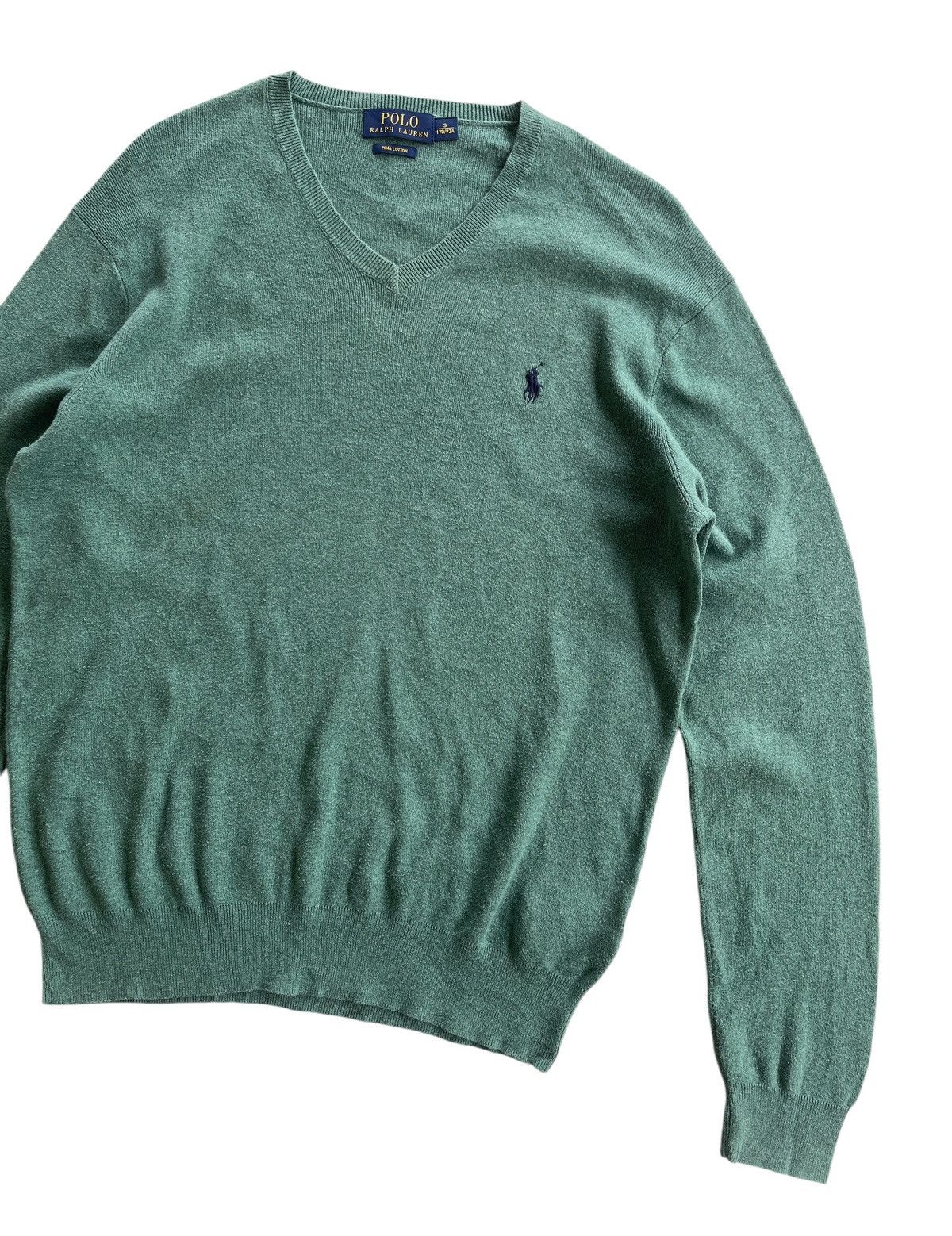 Polo Ralph Lauren Polo Ralph Lauren V-Neck Sweater Knitted Size US S / EU 44-46 / 1 - 5 Thumbnail