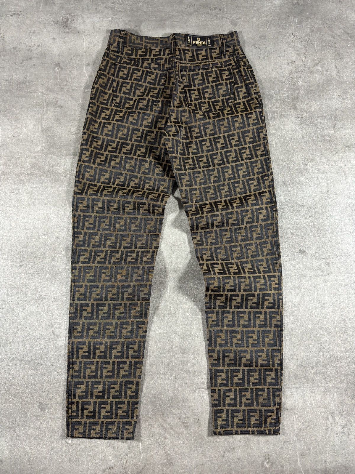 Fendi Fendi Zucca Monogram Pants luxury Size 30" / US 8 / IT 44 - 2 Thumbnail