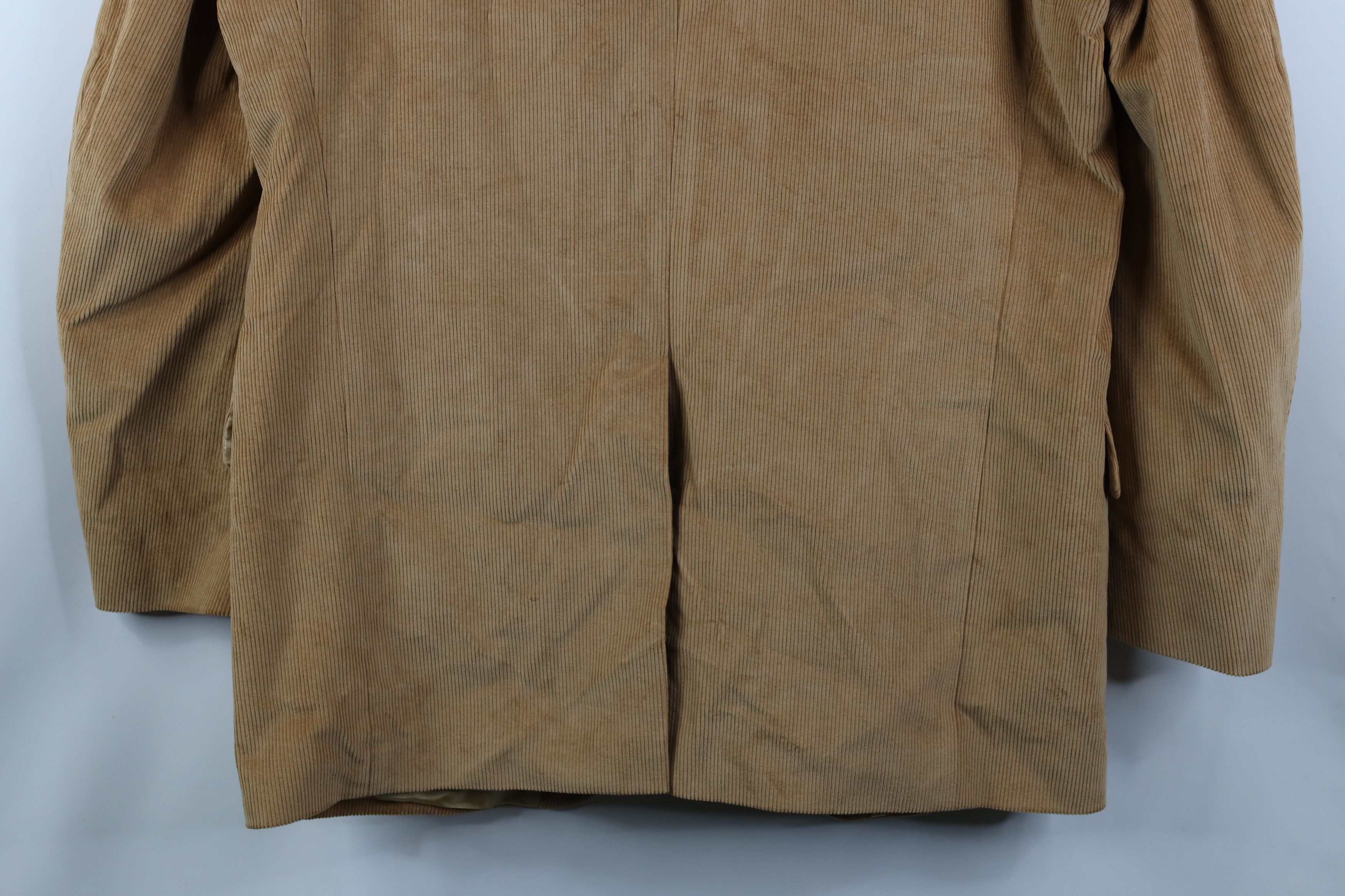 Lands' End Vintage 90s Lands End Suit Coat Blazer Jacket Khaki Brown Size US XL / EU 56 / 4 - 17 Thumbnail