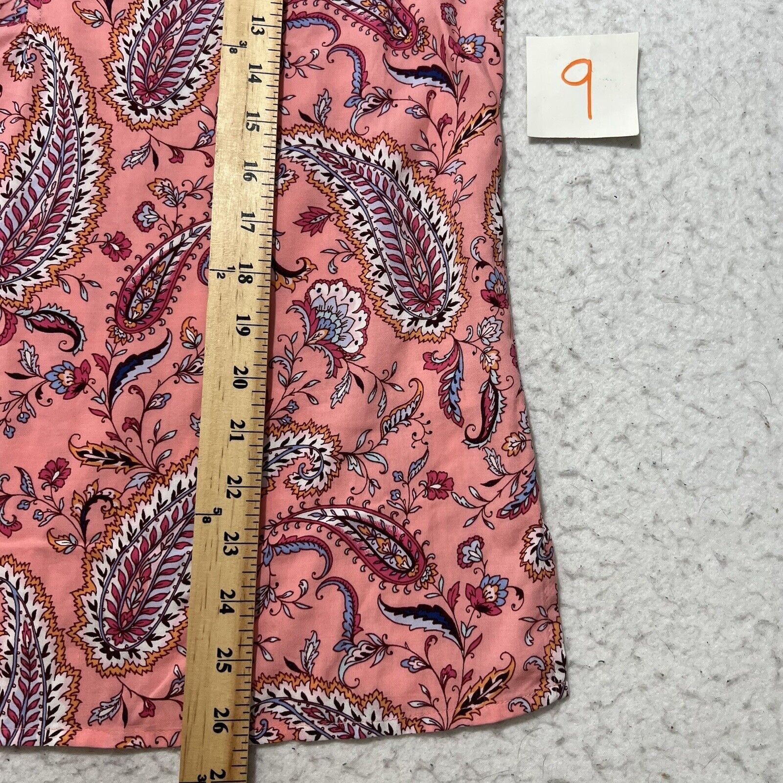 Other Talbots Small Pink Paisley Blouse Button Up Colorful Top Size S / US 4 / IT 40 - 8 Thumbnail