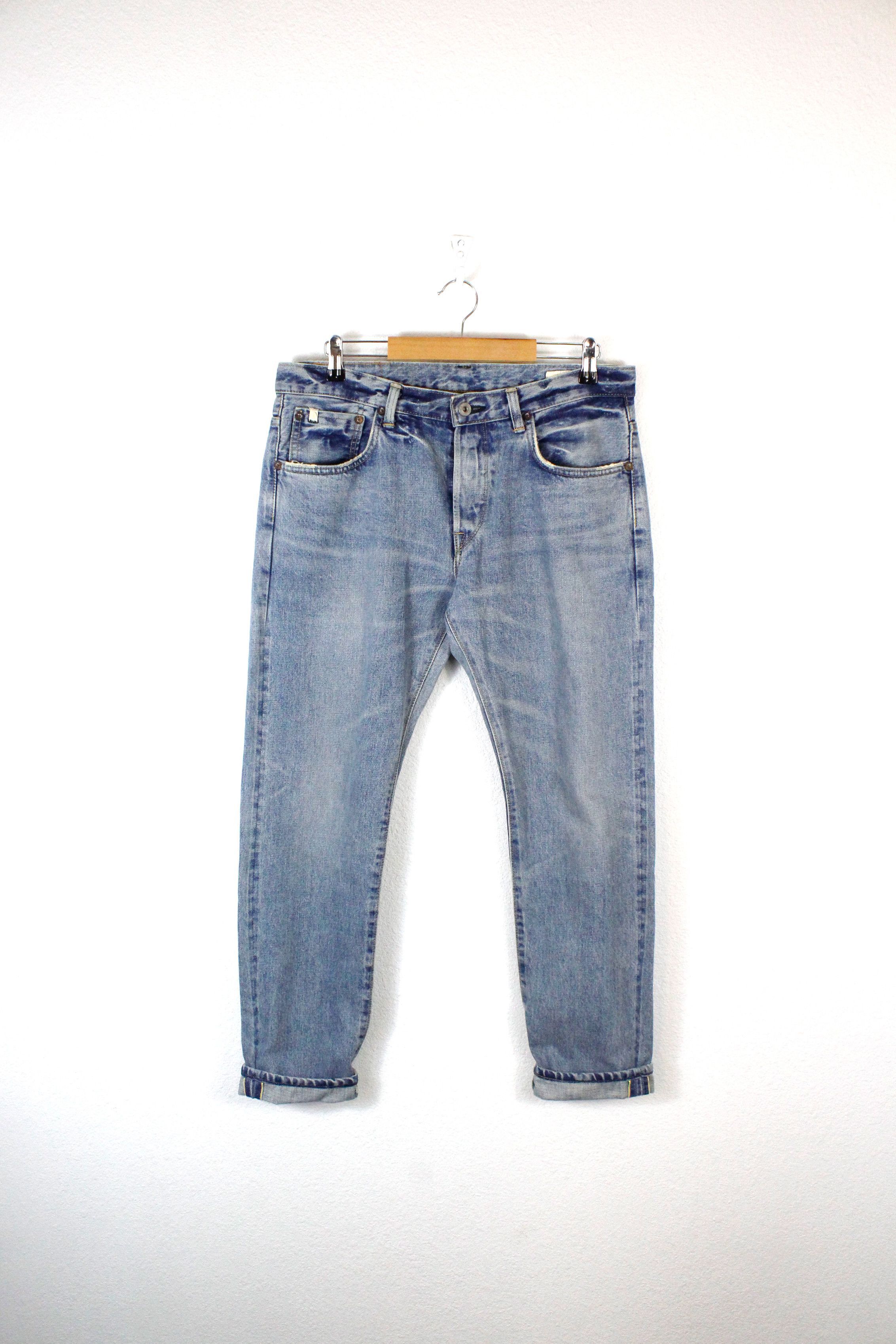 Edwin × Japanese Brand × Self Edge Edwin ESC33L Japan Rainbow Selvage Denim Jeans Pants 31 Size US 31 - 1 Thumbnail