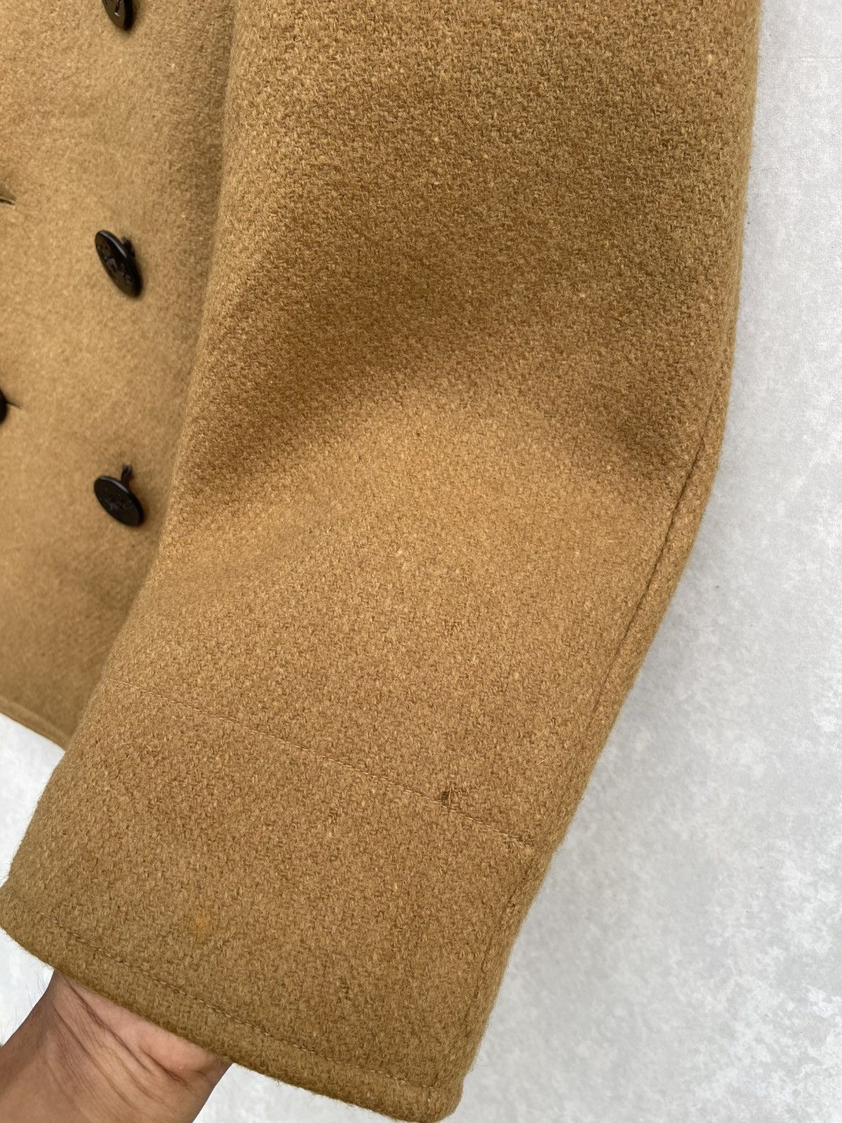 Buzz Rickson's × Indian Motorcycle × Toyo Enterprises 🔥Vtg Indian by Toyo Enterprise WW2 Naval Clothing Pea Coat Size US L / EU 52-54 / 3 - 19 Thumbnail