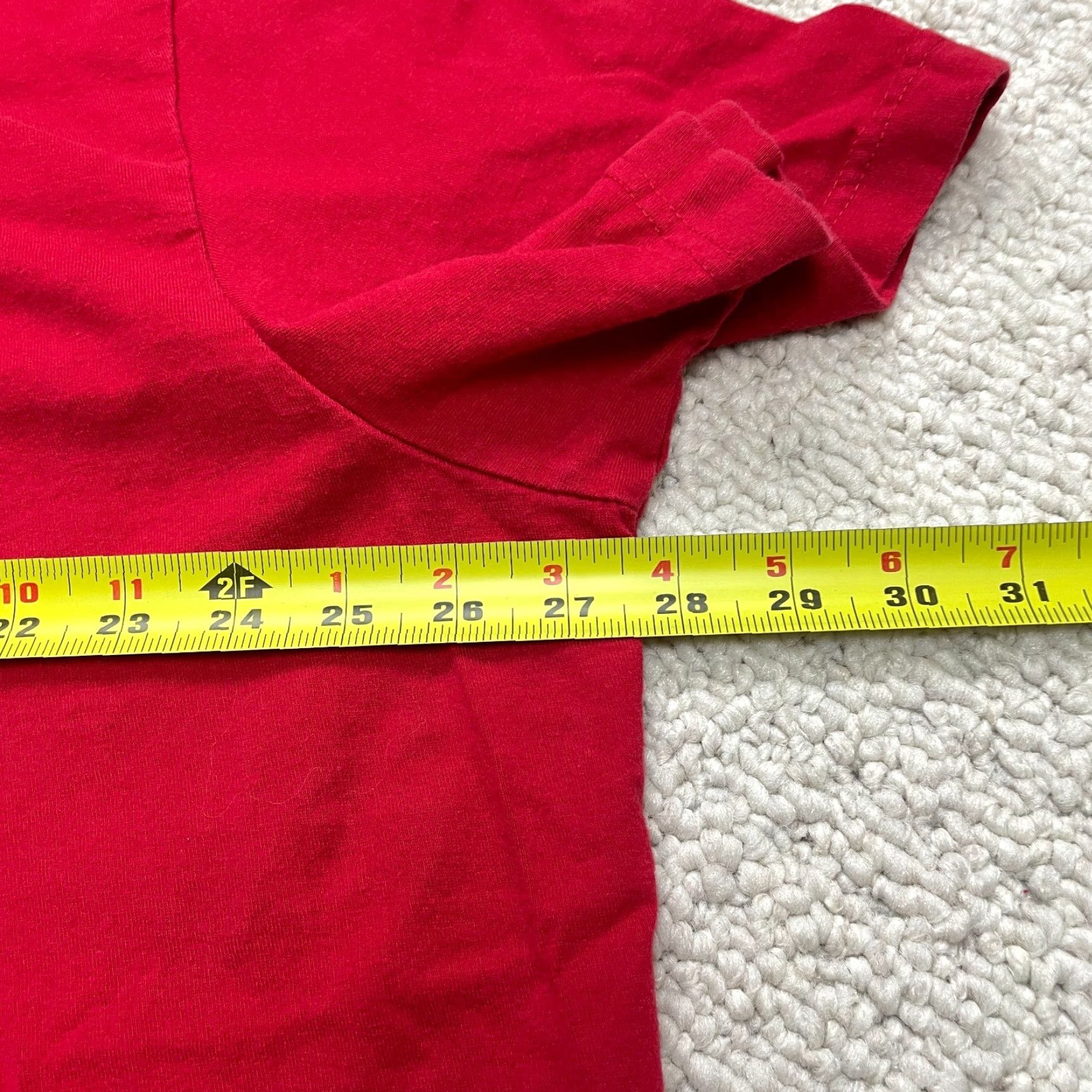Faded Glory Faded Glory Shirt Mens 2XL Red Short Sleeve USA American Flag Graphic Cotton T-Shirt Mens Size US XXL / EU 58 / 5 - 6 Thumbnail
