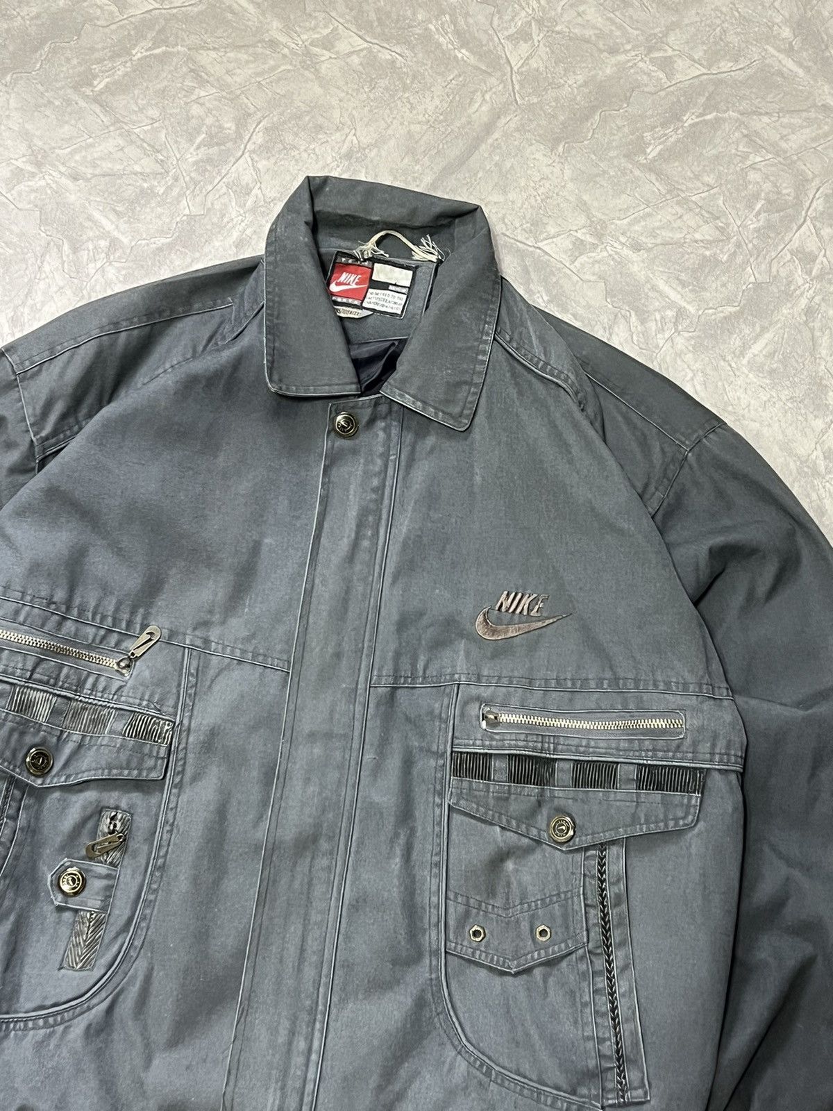 Nike Vintage Nike Bomber Jacket Size US XL / EU 56 / 4 - 2 Thumbnail