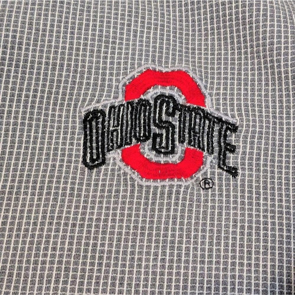 Other Vintage Ohio State Buckeyes Thermal Sweatshirt Waffle Knit X Size US XL / EU 56 / 4 - 7 Thumbnail