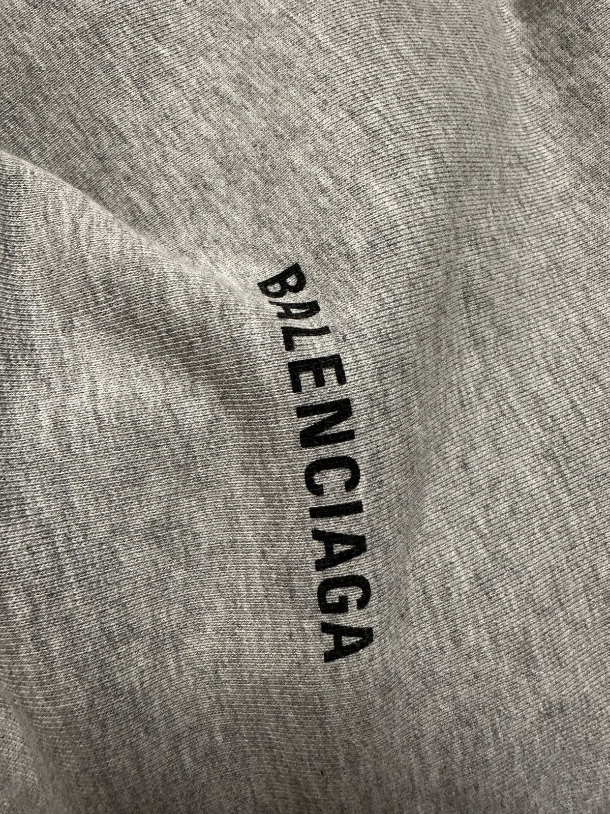 Balenciaga Gray Balenciaga Logo Hoodie Size US M / EU 48-50 / 2 - 4 Thumbnail
