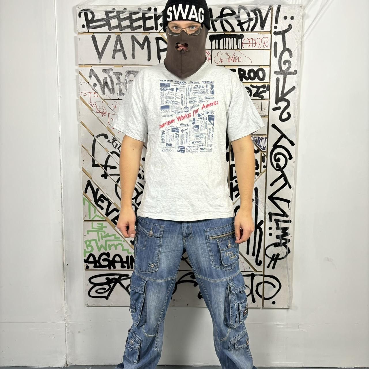 Japanese Brand × Vintage Vintage T-shirt Size US L / EU 52-54 / 3 - 1 Thumbnail