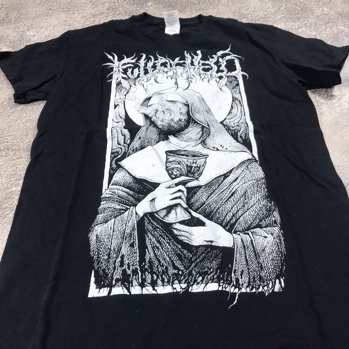 Band Tees VINTAGE Y2K SKULLS DEAD FACE HORROR CREEPY ANGRY BONES Size US S / EU 44-46 / 1 - 2 Thumbnail