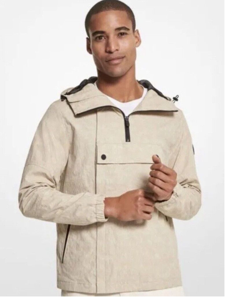 Michael Kors Men's Michael Kors Crinkled Woven Hoodie Cargo Jacket. Small Size US S / EU 44-46 / 1 - 1 Thumbnail