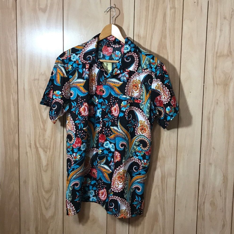 Other NWT Stylore Black Paisley Short Sleeve Men Shirt M Size US M / EU 48-50 / 2 - 1 Thumbnail