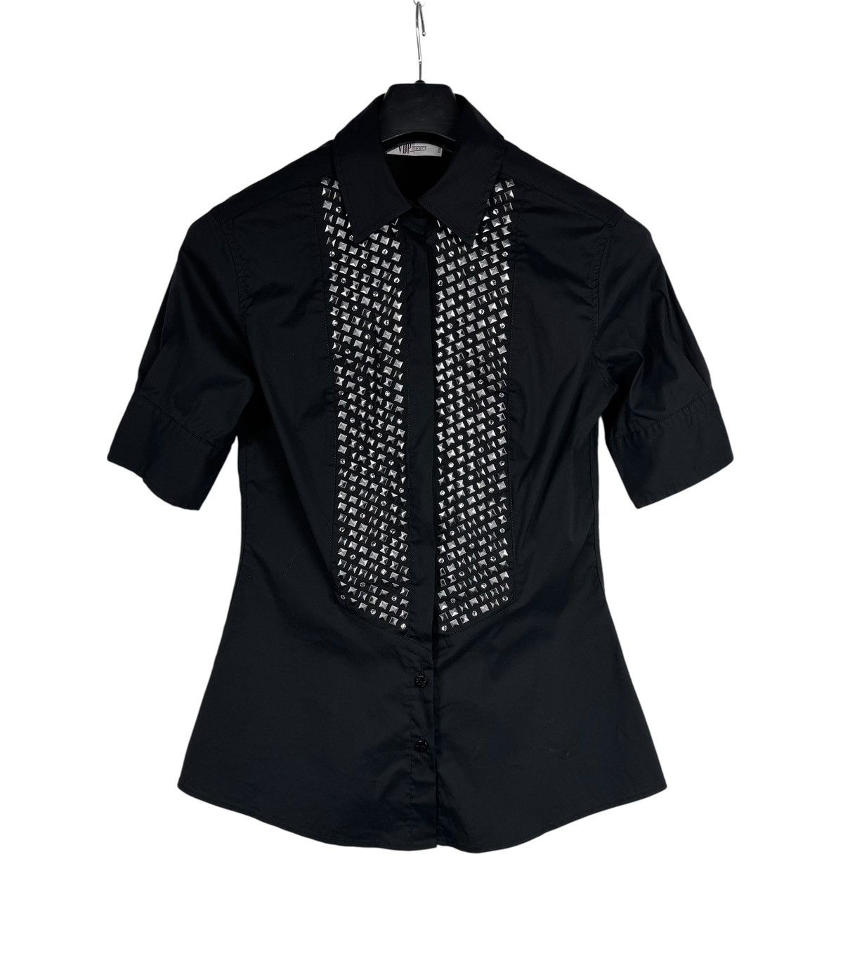 Other Vdp Shirt Button Up Emblished Short Sleeve Cotton size 40 Size US S / EU 44-46 / 1 - 10 Thumbnail