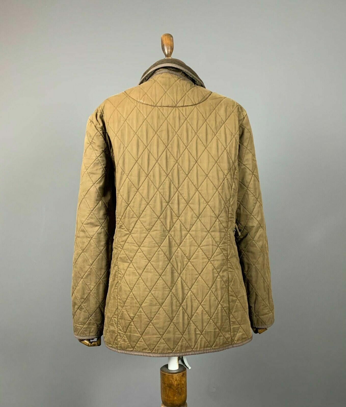 Barbour Ladies Barbour Brown Quilted Jacket Size UK 14 USA 10 Size L / US 10 / IT 46 - 3 Thumbnail