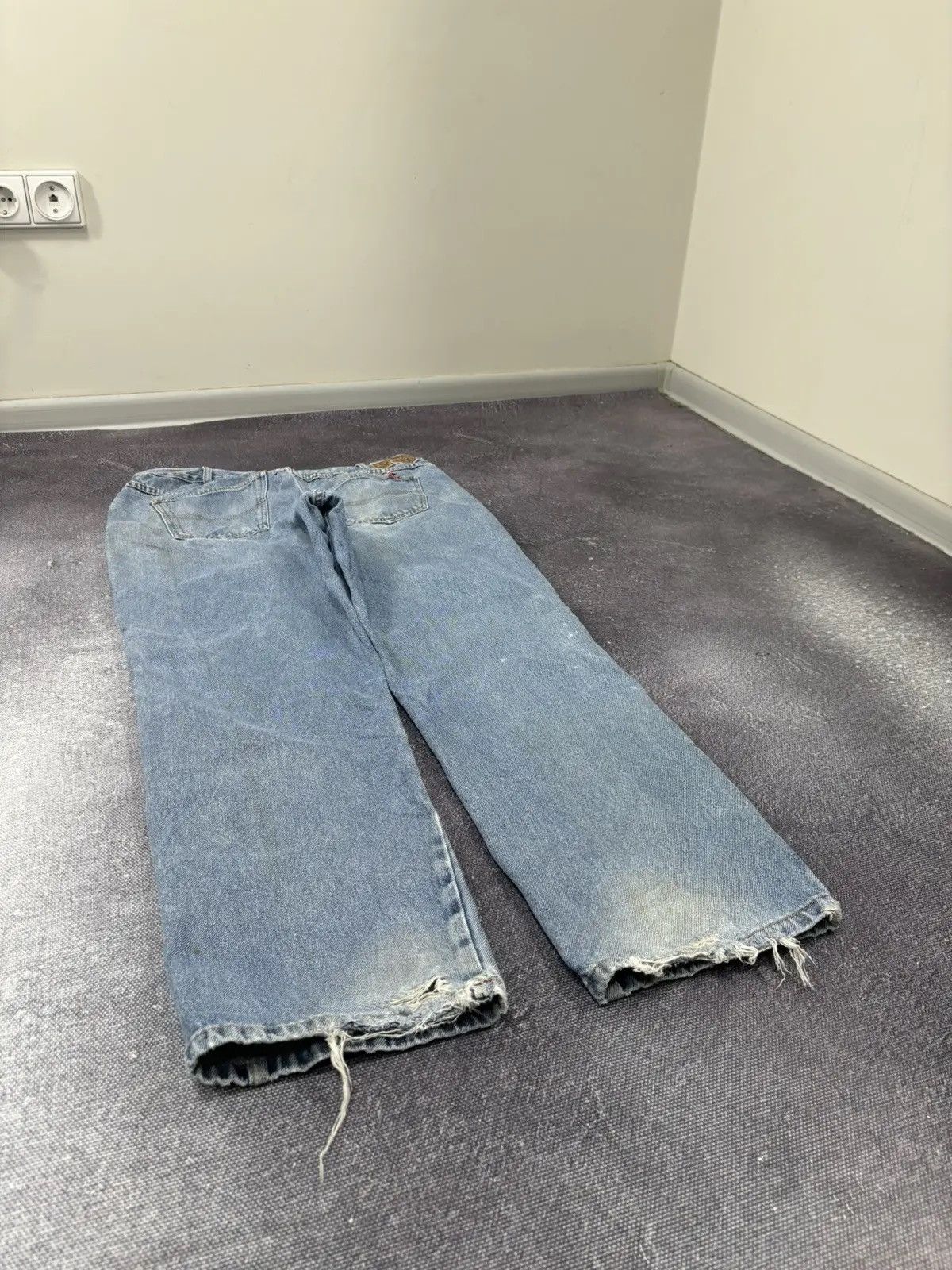 Dickies × Vintage Vintage Dickies Faded Washed Light Blue Denim Baggy Jeans Size US 38 / EU 54 - 3 Thumbnail