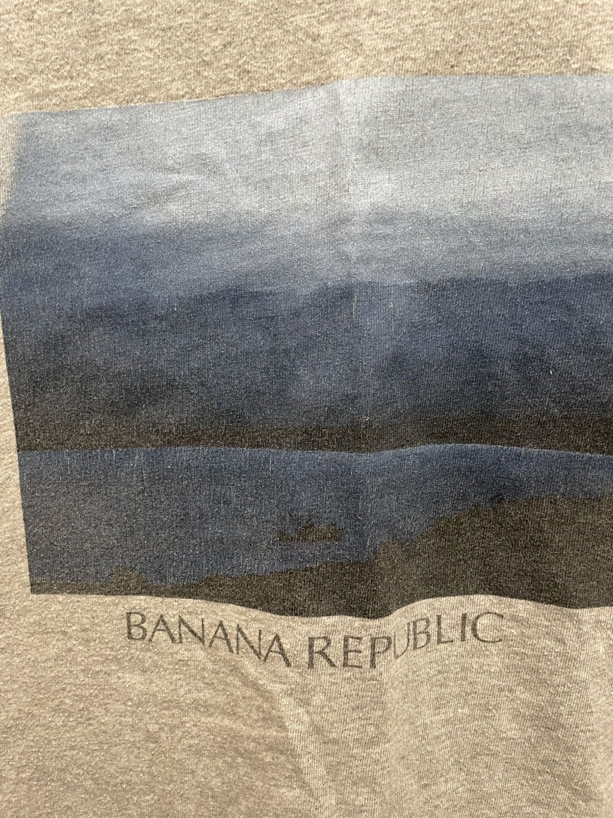 Vintage Vintage Grey Graphic Tee Shirt Nature Unsoundrags Hanes Size US L / EU 52-54 / 3 - 4 Thumbnail