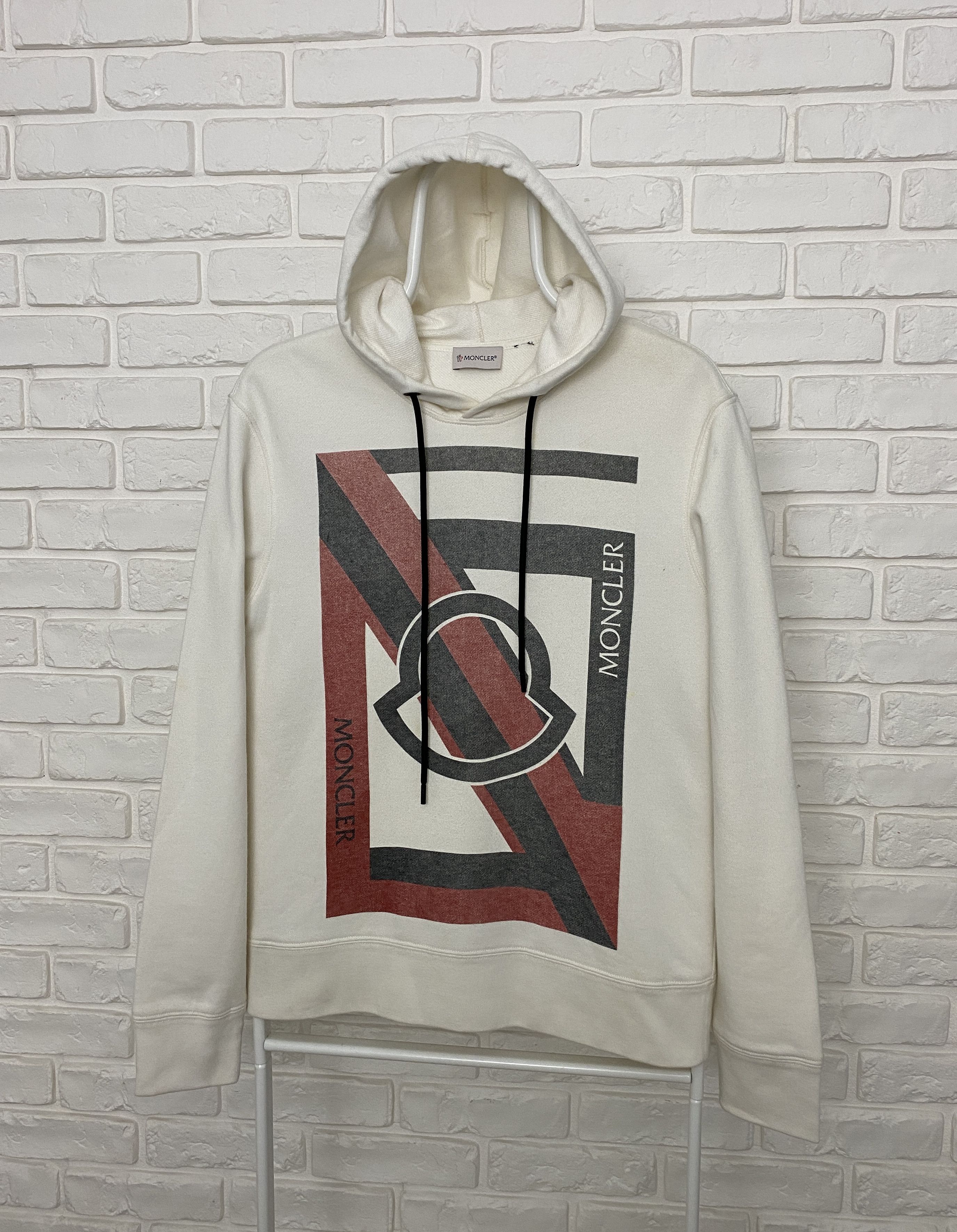 Craig Green × Moncler Moncler Genius Craig Green Hoodie Big Logo Beige Size S Size US S / EU 44-46 / 1 - 2 Thumbnail