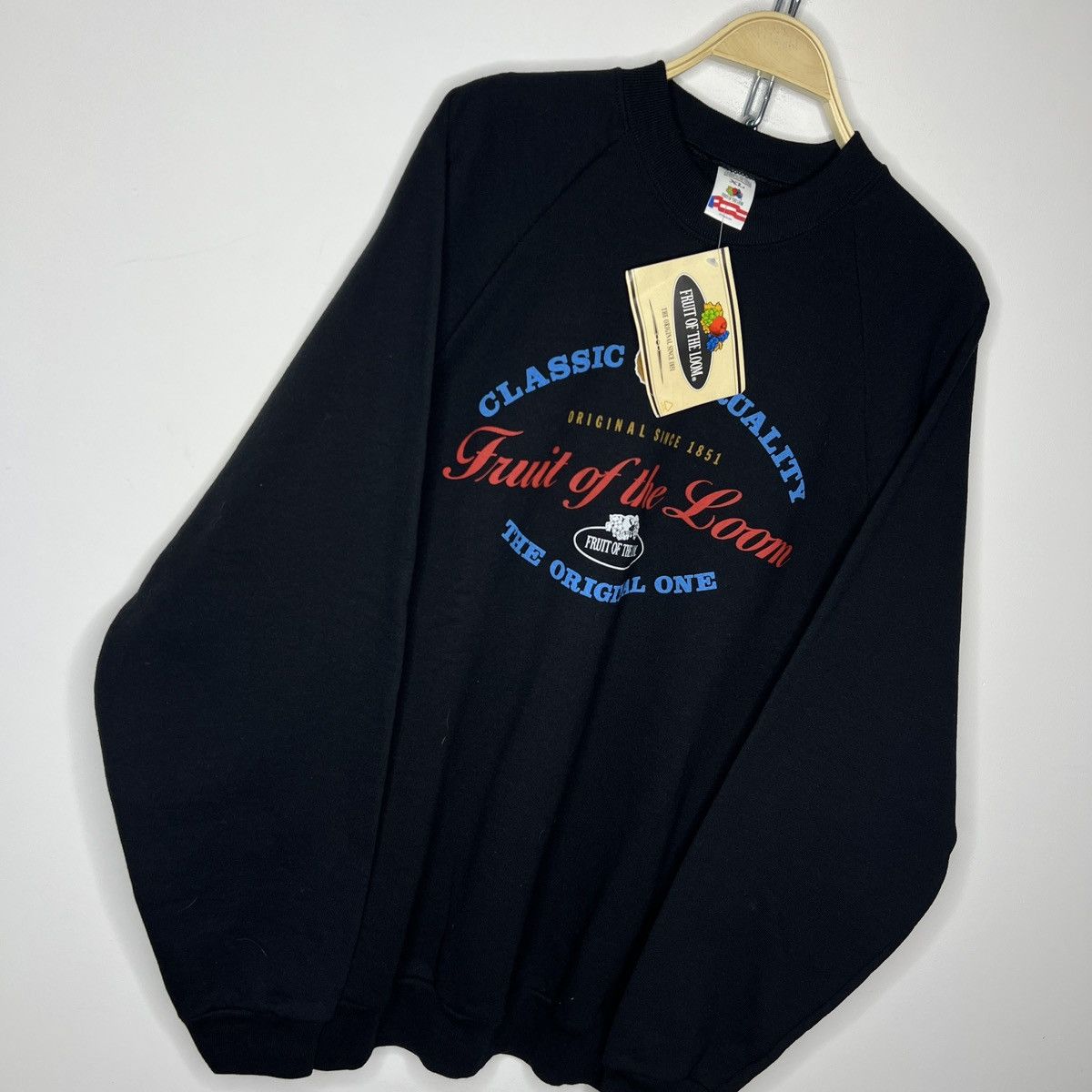 Fruit Of The Loom × Vintage Vintage 90s Fruit of the loom sweatshirt Crewneck Size US XL / EU 56 / 4 - 3 Thumbnail