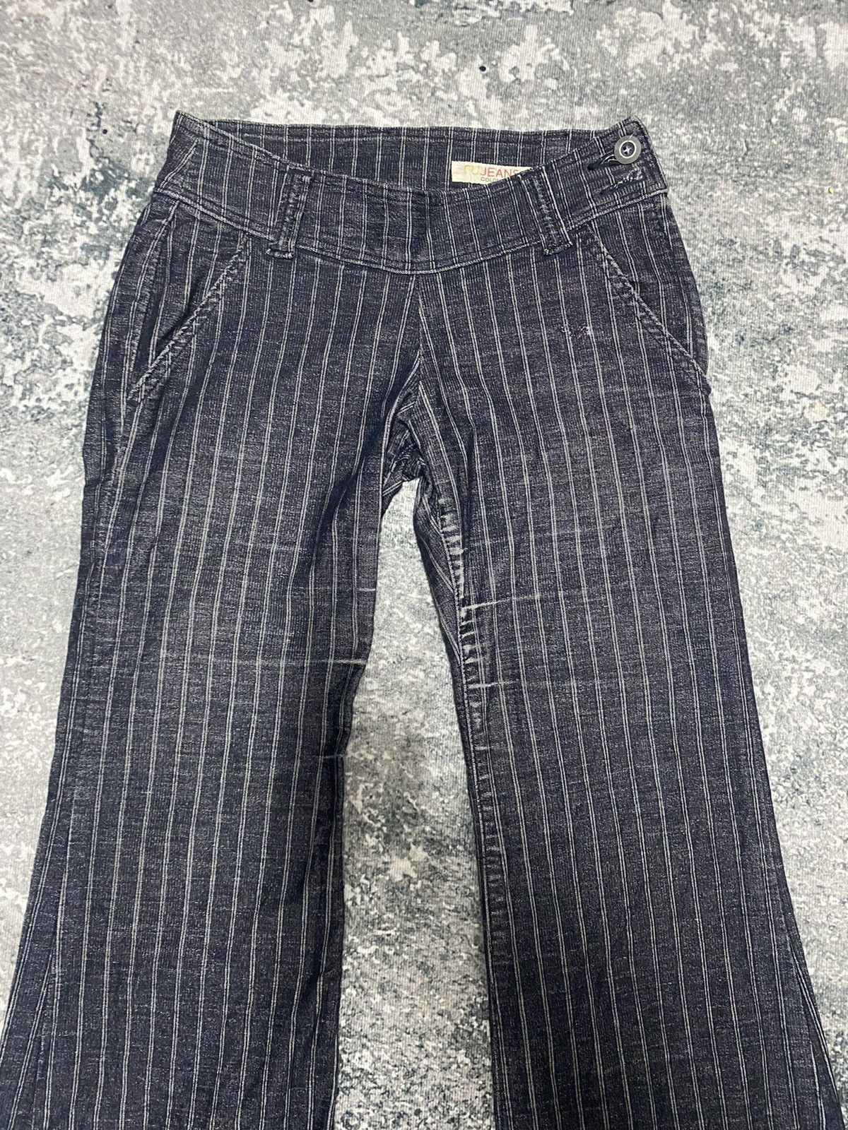 Beauty Beast × Japanese Brand RU JEANS COLOR FLARED BOOTCUT STRECTH DENIM JEANS Size 26" / US 2 / IT 38 - 3 Thumbnail
