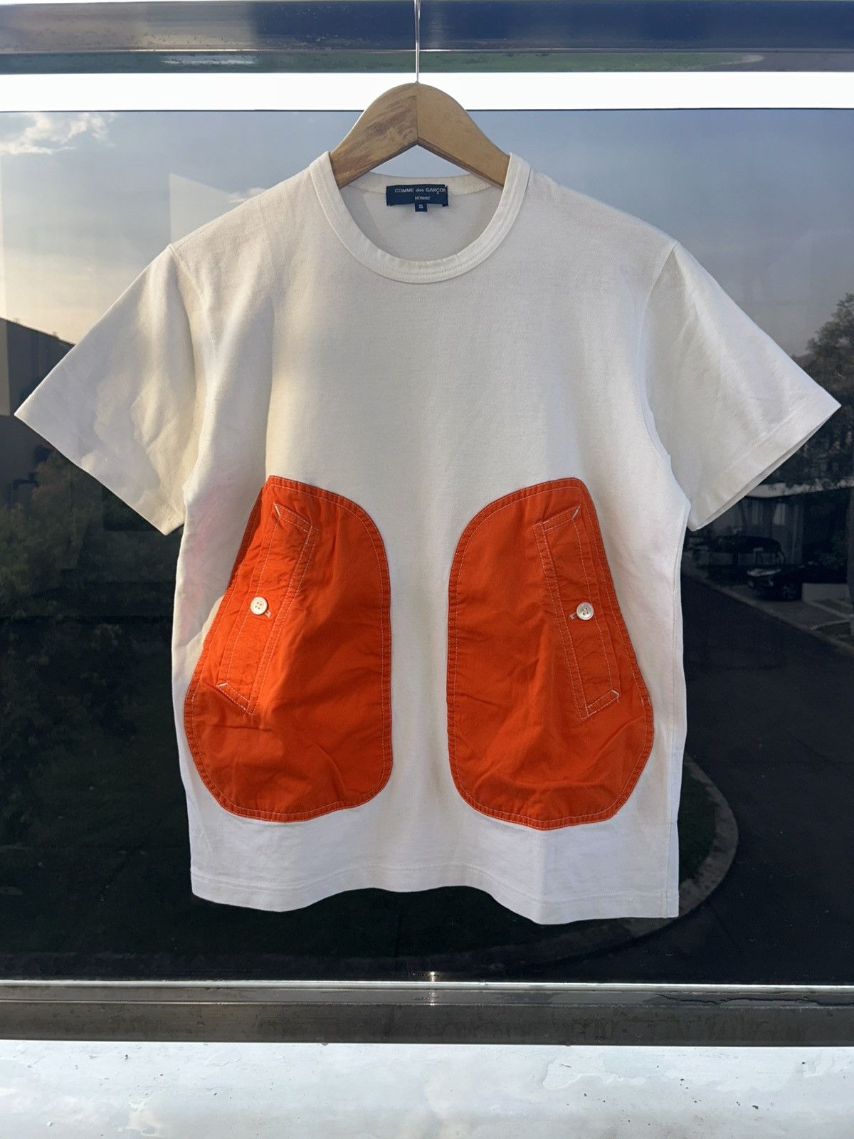 Comme des Garcons AD2015 Comme Des Garcons Rework Patch Pocket T-shirt Size S / US 4 / IT 40 - 1 Thumbnail