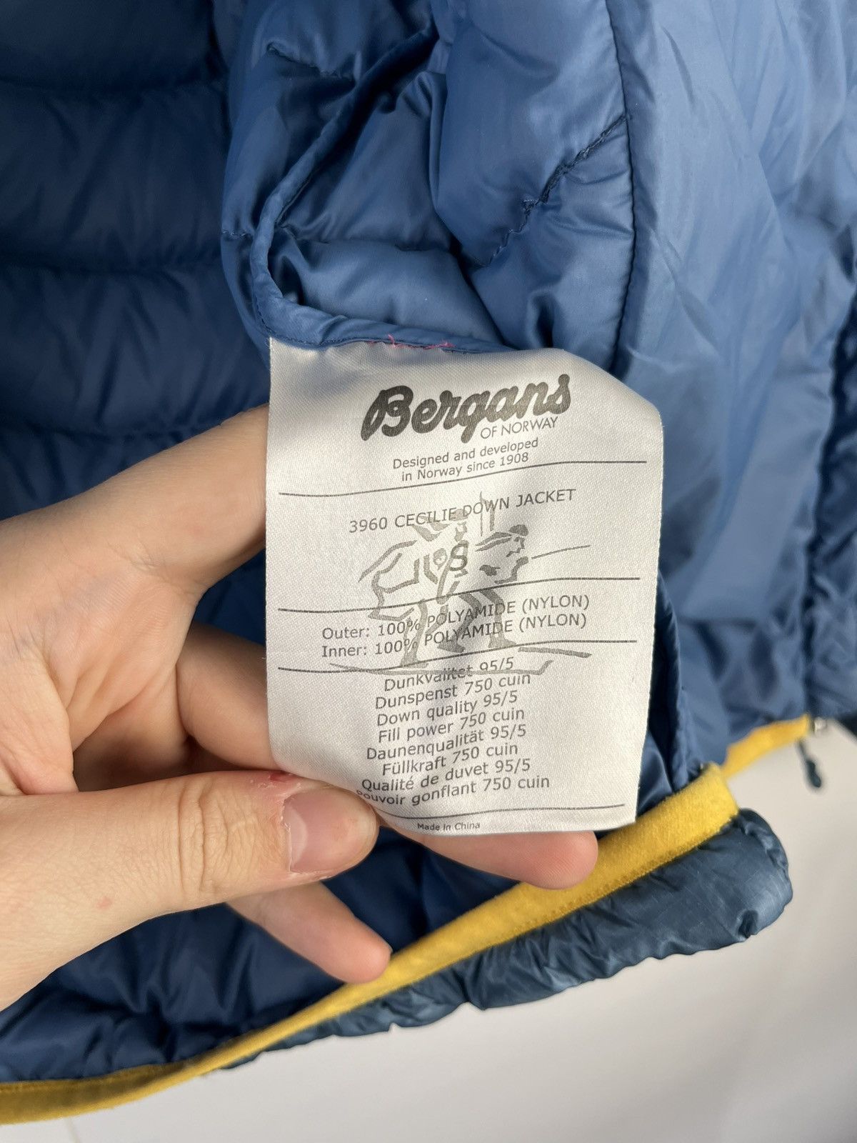 Bergans of Norway Bergans of Norway Women's Nylon Full Zip Down Puffer Jacket Size S / US 4 / IT 40 - 9 Thumbnail