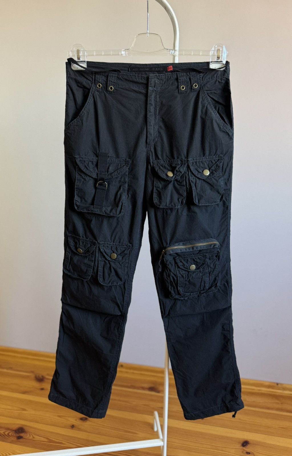 Vintage No Name Jeans Multi Pocket Cargo Pants Size US 31 - 2 Thumbnail