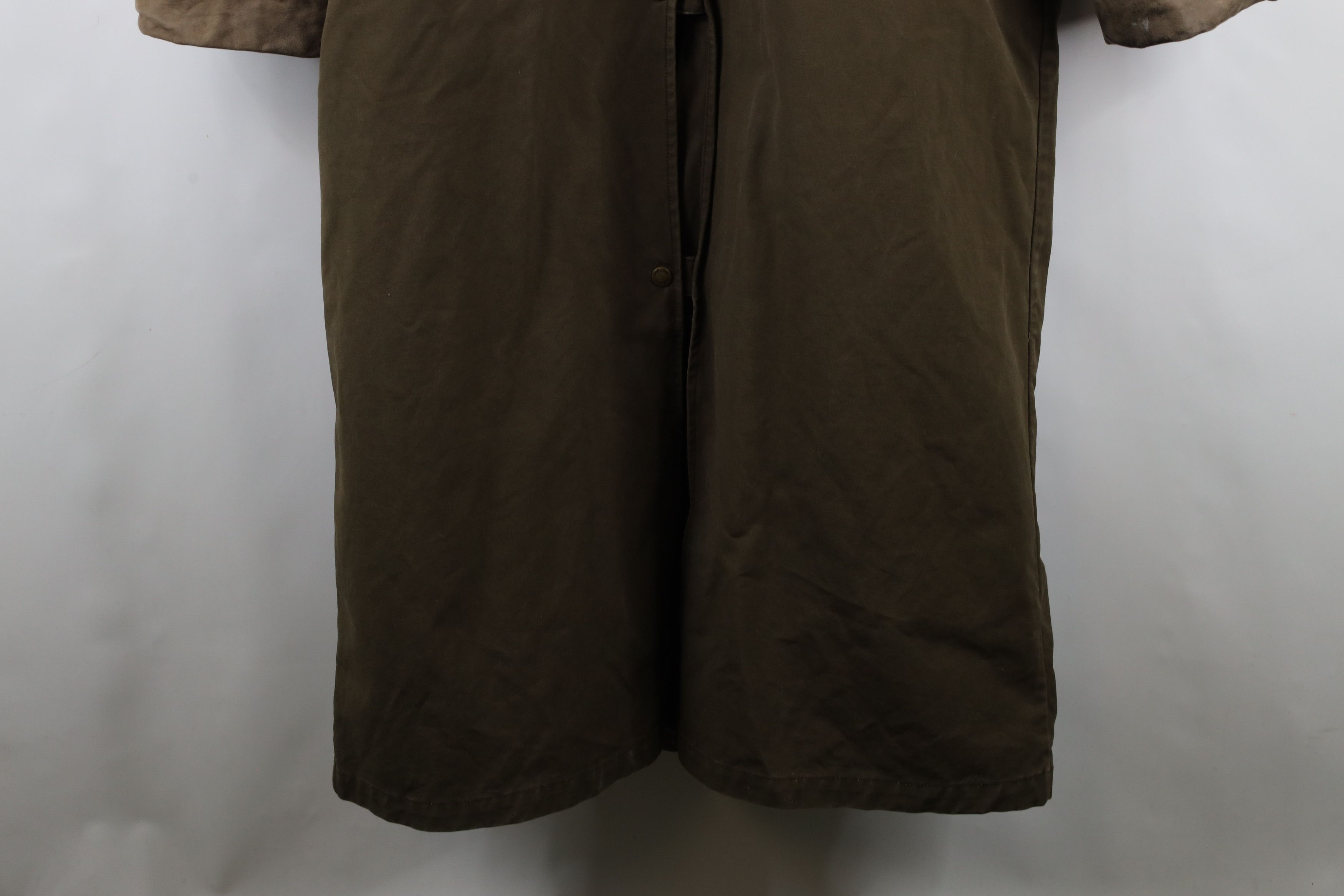 Cabelas × Vintage Vintage 90s Cabelas Lined Heavy Canvas Duster Jacket Green Size XL / US 12-14 / IT 48-50 - 15 Thumbnail