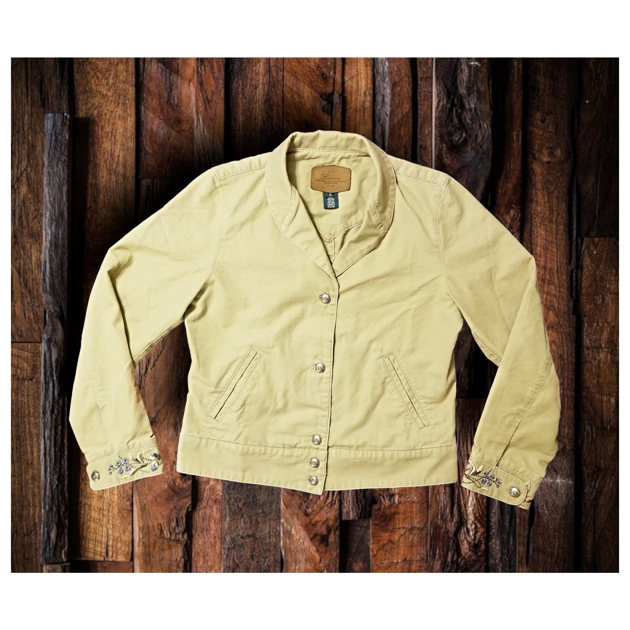 Ralph Lauren RALPH LAUREN EMBROIDERED WESTERN CANVAS JACKET- SIZE MEDIUM Size M / US 6-8 / IT 42-44 - 2 Thumbnail