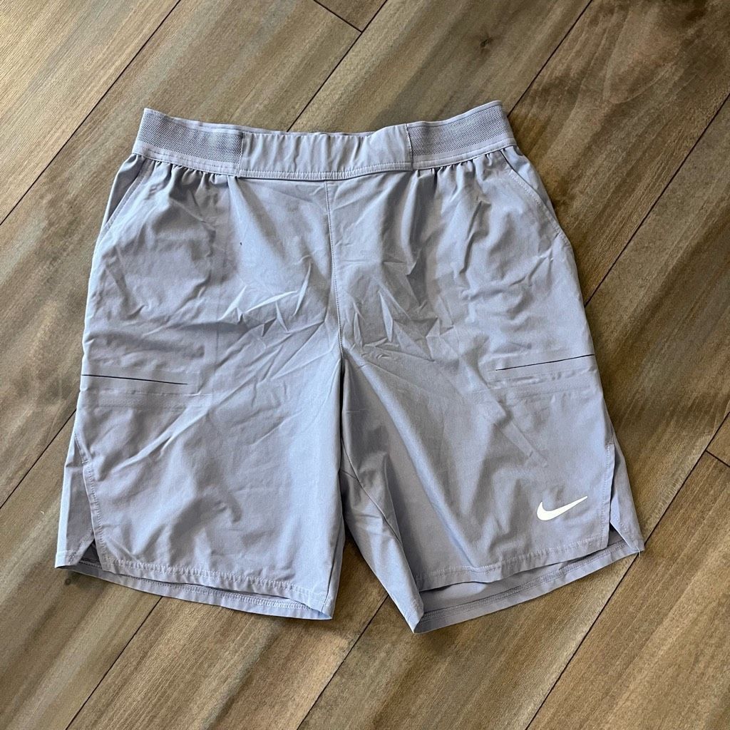 Nike Nike Grey/Purple Athletic Workout Shorts Men Large Bin B-210 Size US 36 / EU 52 - 1 Thumbnail