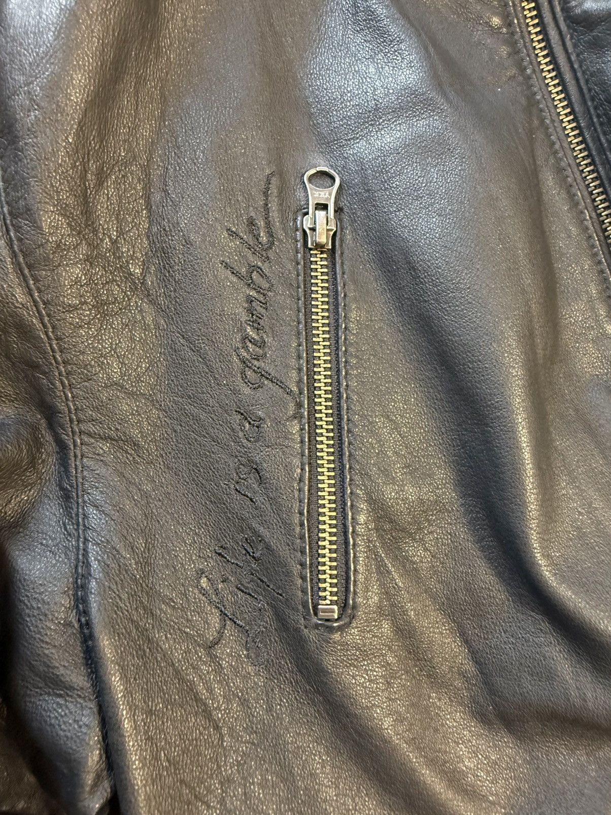 Ed Hardy Ed hardy vintage leather jacket Size US L / EU 52-54 / 3 - 14 Thumbnail