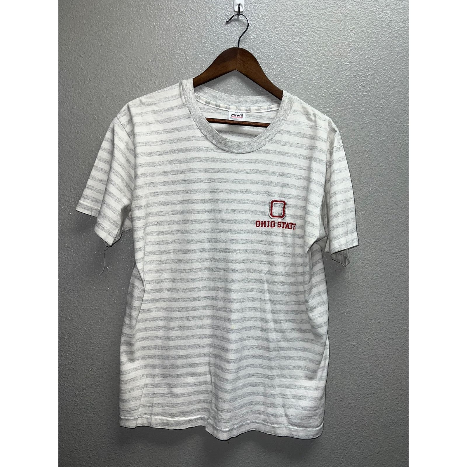 Vintage Vintage Ohio State Shirt Buckeyes Gray White College 90s Tee Size US L / EU 52-54 / 3 - 1 Thumbnail