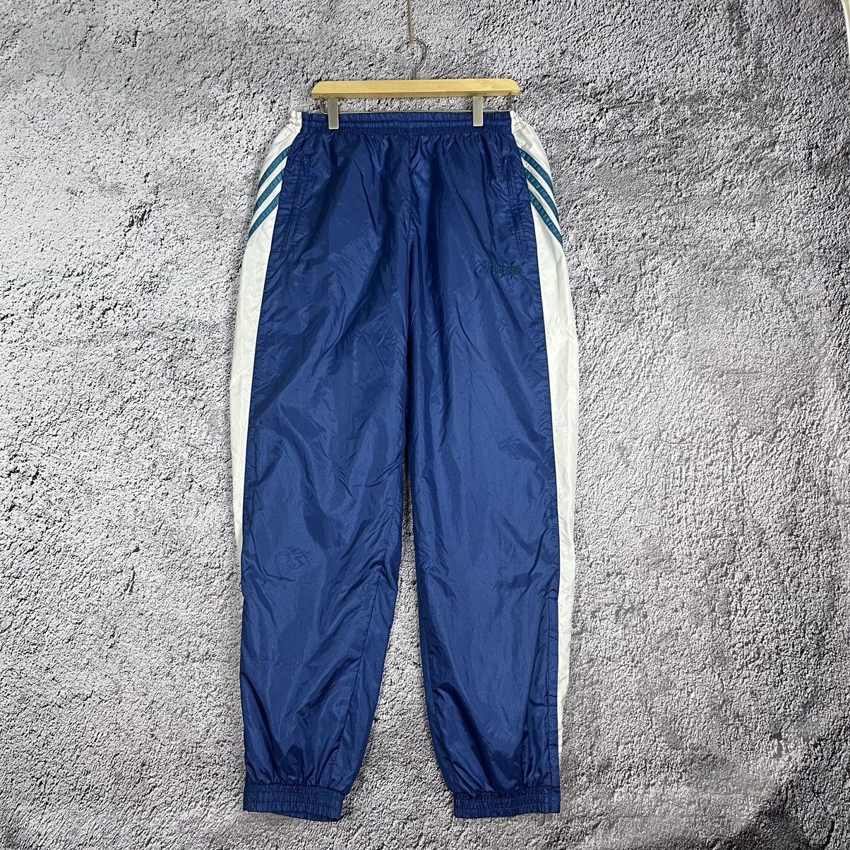 Adidas × Vintage 💧VINTAGE💧Adidas Parachute Sport Three Striped Nylon Pants Size US 36 / EU 52 - 2 Thumbnail