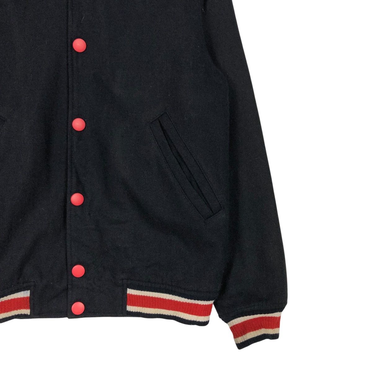 Vintage 🔥WOOL BOMBER JACKET JUMPER BLANKET OCTOPUSARMY Size US M / EU 48-50 / 2 - 7 Thumbnail